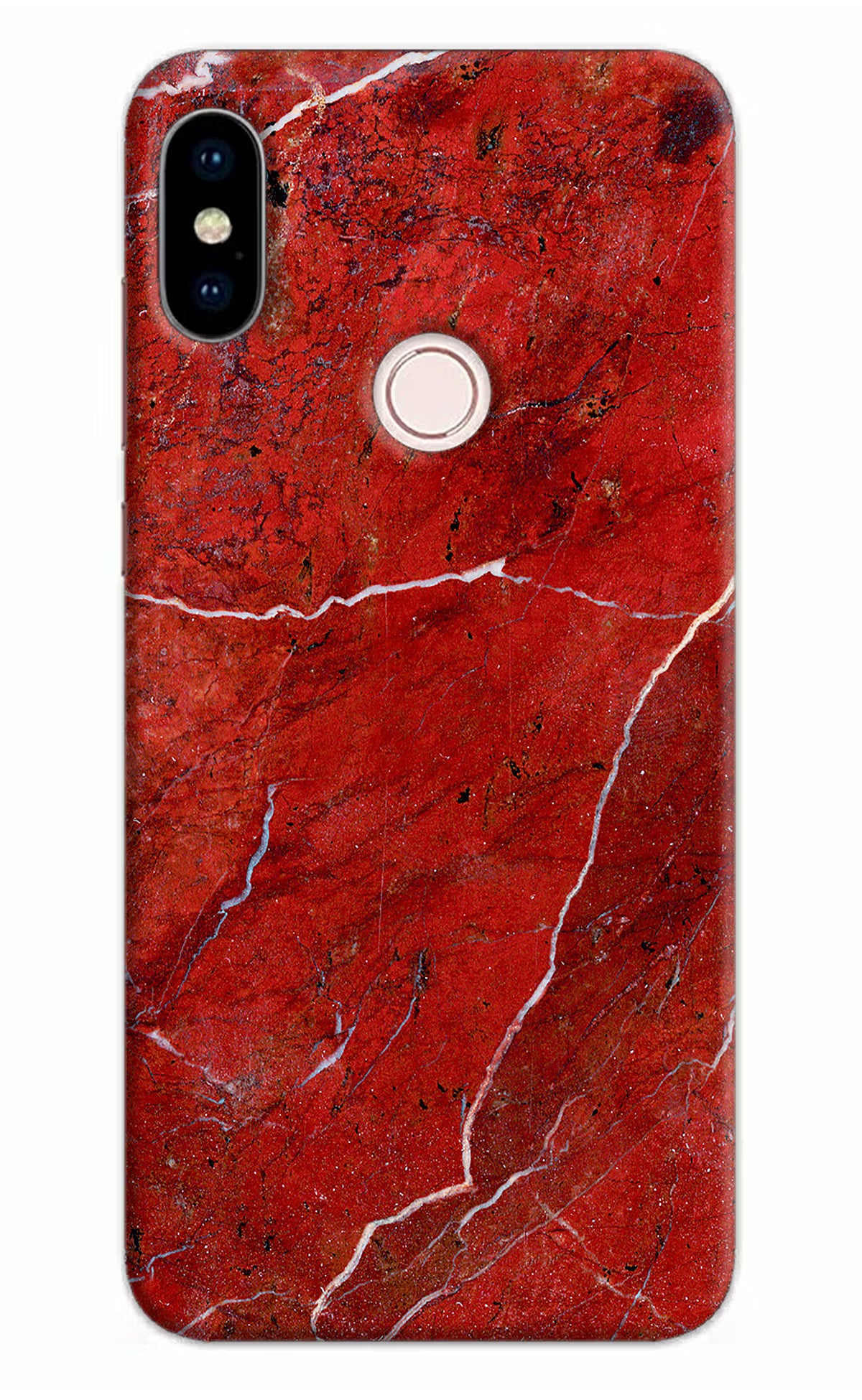 Red Marble Design Redmi Note 5 Pro Back Cover - Red Marble Design Redmi Note 5 Pro Hard Case Back Cover by Casekaro Red Marble Design Redmi Note 5 Pro Hard Case Back Cover by Casekaro