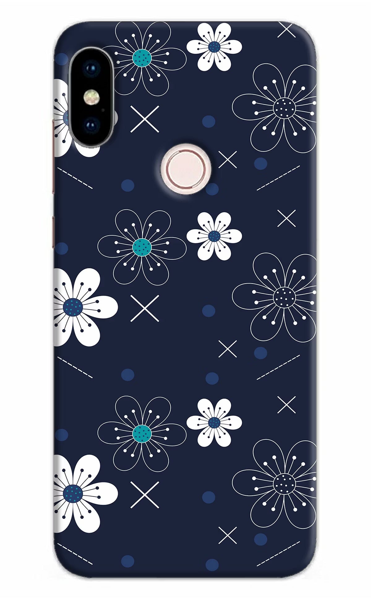Flowers Redmi Note 5 Pro Back Cover - Flowers Redmi Note 5 Pro Hard Case Back Cover by Casekaro Flowers Redmi Note 5 Pro Hard Case Back Cover by Casekaro