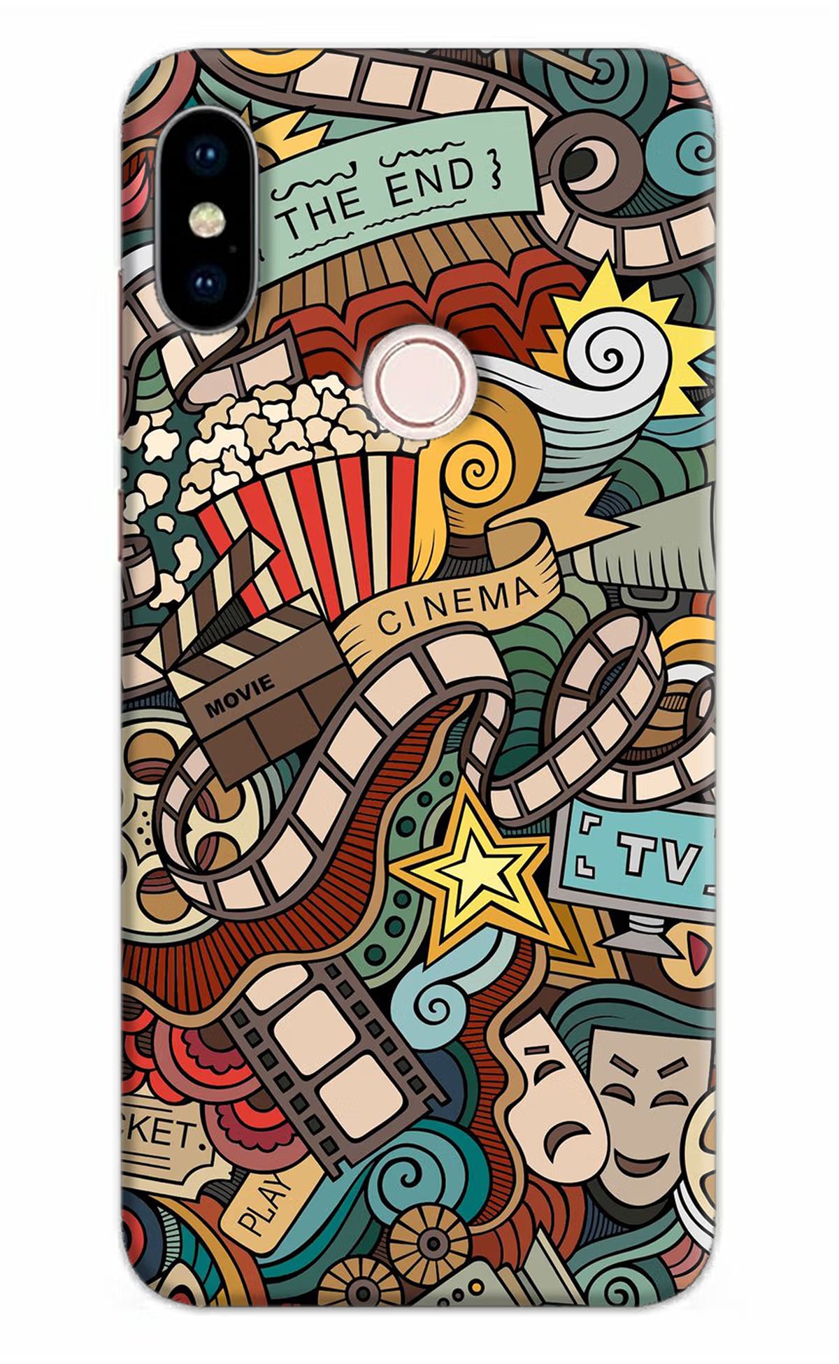 Cinema Abstract Redmi Note 5 Pro Back Cover - Cinema Abstract Redmi Note 5 Pro Hard Case Back Cover by Casekaro Cinema Abstract Redmi Note 5 Pro Hard Case Back Cover by Casekaro