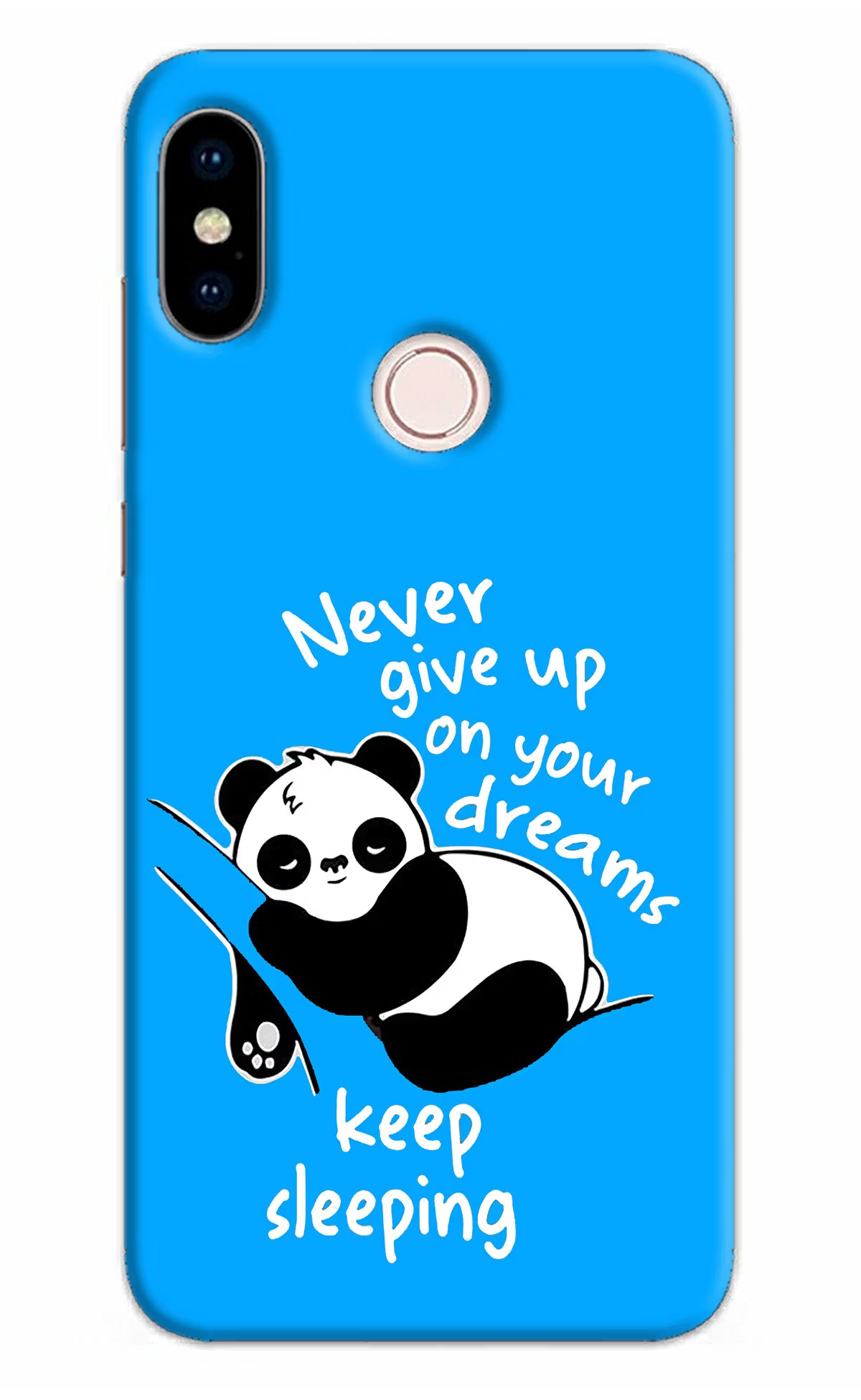 Keep Sleeping Redmi Note 5 Pro Back Cover - Keep Sleeping Redmi Note 5 Pro Hard Case Back Cover by Casekaro Keep Sleeping Redmi Note 5 Pro Hard Case Back Cover by Casekaro