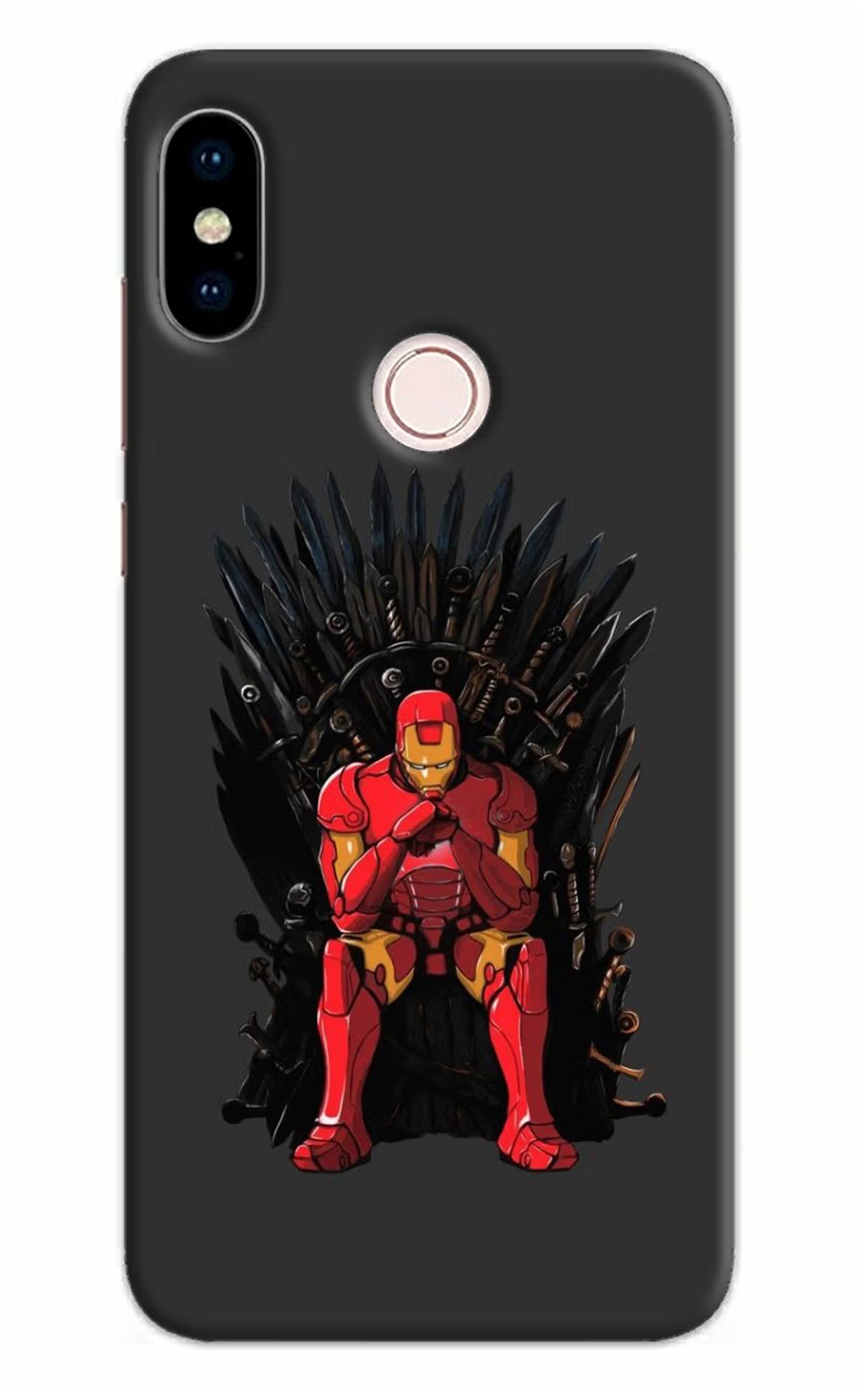 Ironman Throne Redmi Note 5 Pro Back Cover - Ironman Throne Redmi Note 5 Pro Hard Case Back Cover by Casekaro Ironman Throne Redmi Note 5 Pro Hard Case Back Cover by Casekaro