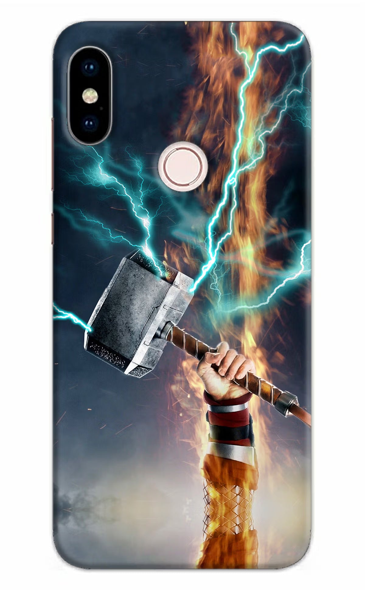 Thor Hammer Mjolnir Redmi Note 5 Pro Back Cover - Thor Hammer Mjolnir Redmi Note 5 Pro Hard Case Back Cover by Casekaro Thor Hammer Mjolnir Redmi Note 5 Pro Hard Case Back Cover by Casekaro