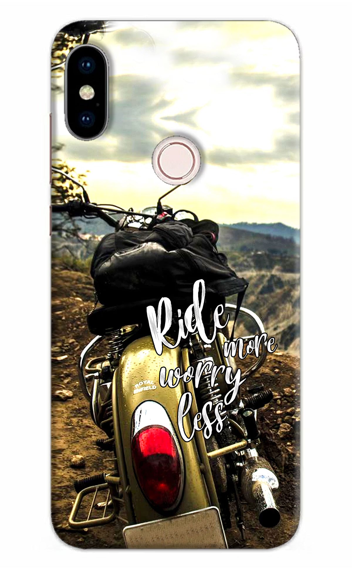 Ride More Worry Less Redmi Note 5 Pro Back Cover - Ride More Worry Less Redmi Note 5 Pro Hard Case Back Cover by Casekaro Ride More Worry Less Redmi Note 5 Pro Hard Case Back Cover by Casekaro