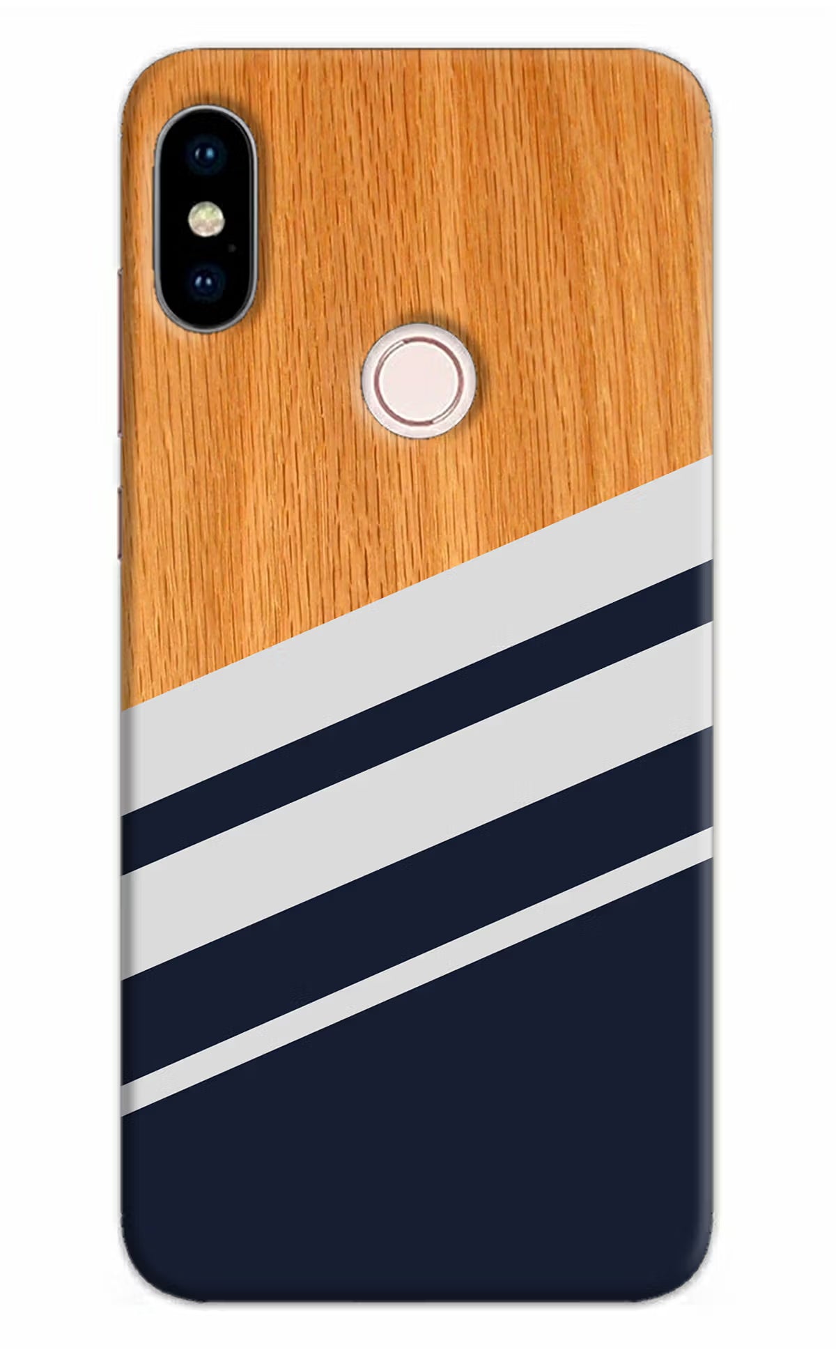 Blue and white wooden Redmi Note 5 Pro Back Cover - Blue and white wooden Redmi Note 5 Pro Hard Case Back Cover by Casekaro Blue and white wooden Redmi Note 5 Pro Hard Case Back Cover by Casekaro
