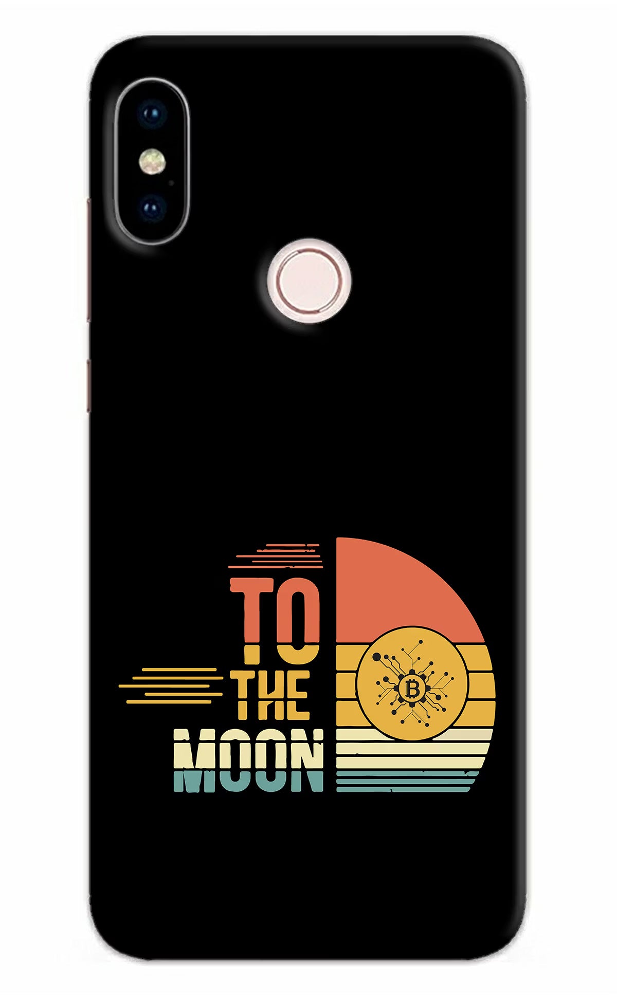 To the Moon Redmi Note 5 Pro Back Cover - To the Moon Redmi Note 5 Pro Hard Case Back Cover by Casekaro To the Moon Redmi Note 5 Pro Hard Case Back Cover by Casekaro