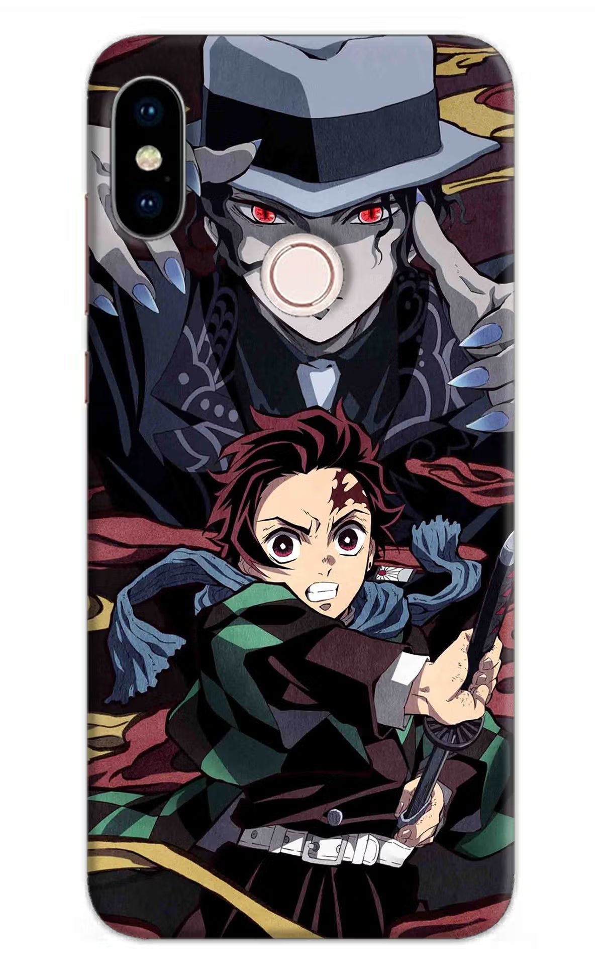 Demon Slayer Redmi Note 5 Pro Back Cover - Demon Slayer Redmi Note 5 Pro Hard Case Back Cover by Casekaro Demon Slayer Redmi Note 5 Pro Hard Case Back Cover by Casekaro