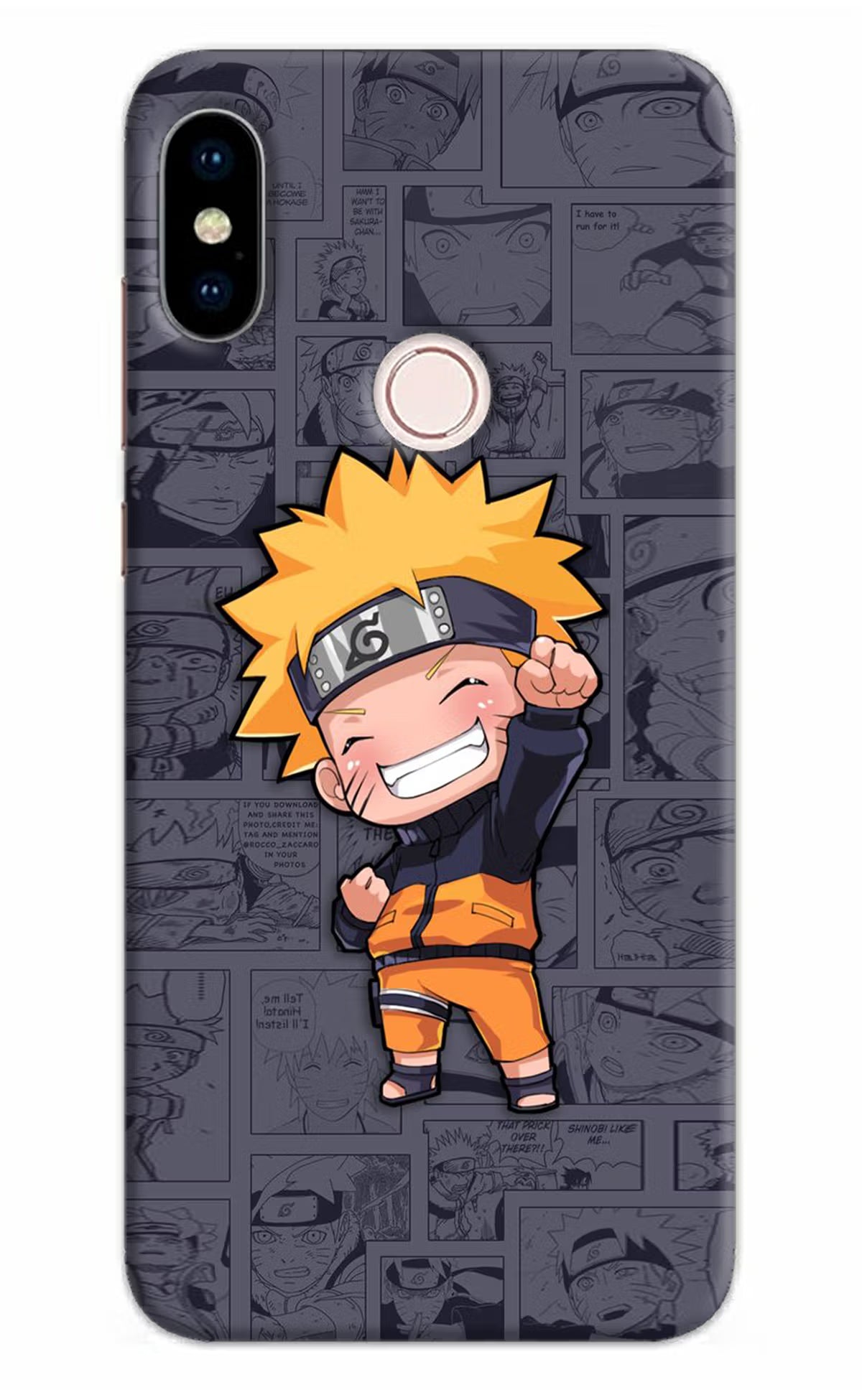 Chota Naruto Redmi Note 5 Pro Back Cover - Chota Naruto Redmi Note 5 Pro Hard Case Back Cover by Casekaro Chota Naruto Redmi Note 5 Pro Hard Case Back Cover by Casekaro