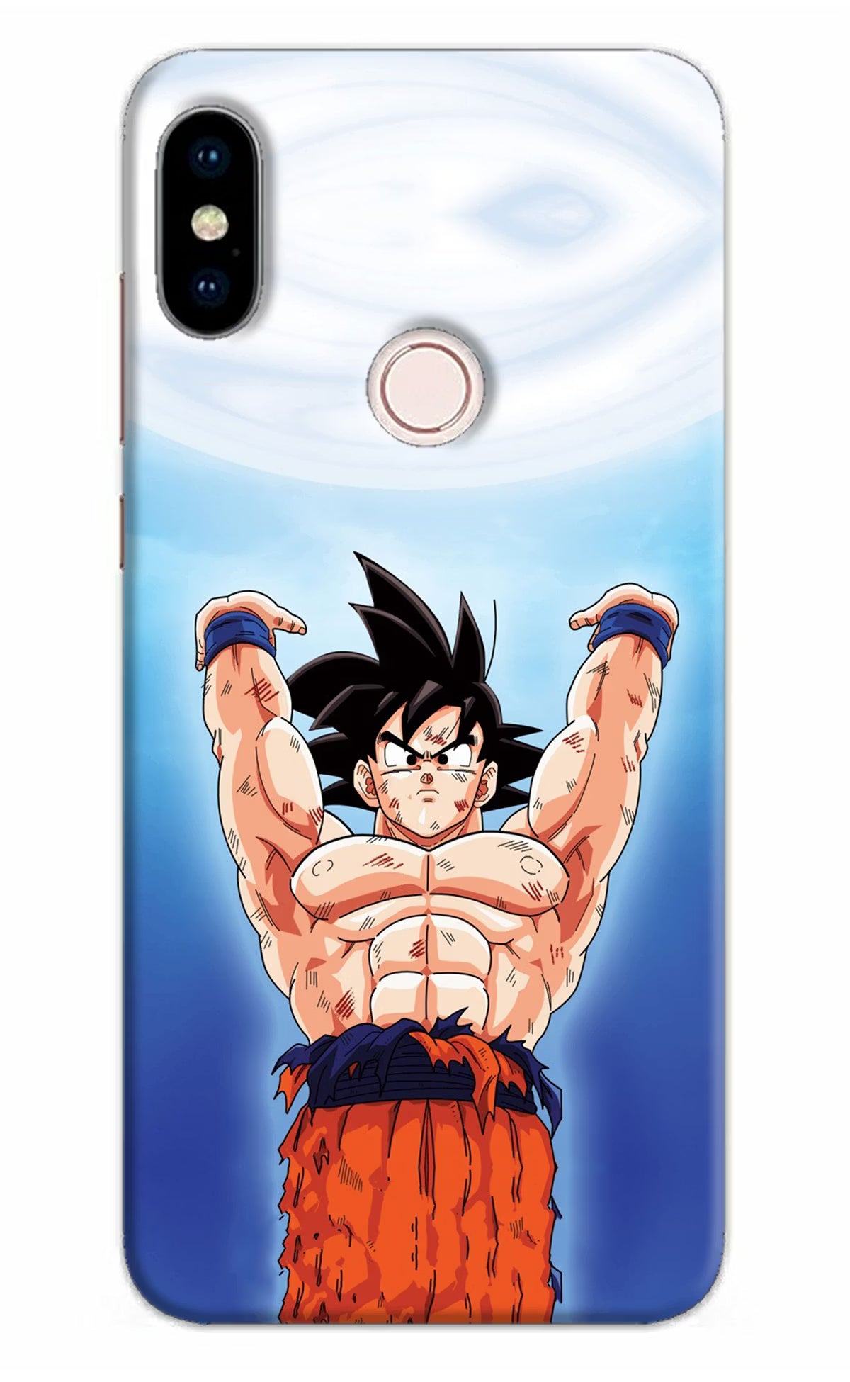 Goku Power Redmi Note 5 Pro Back Cover - Goku Power Redmi Note 5 Pro Hard Case Back Cover by Casekaro Goku Power Redmi Note 5 Pro Hard Case Back Cover by Casekaro