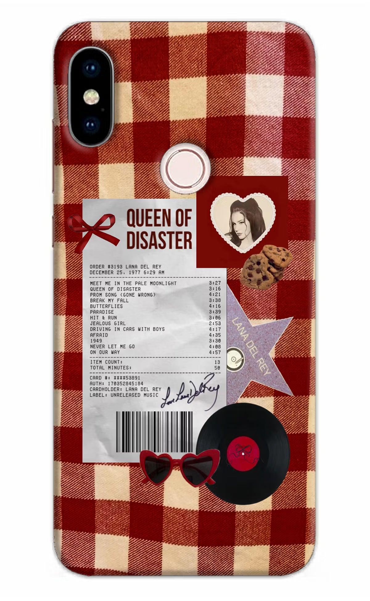 Queen of Disaster Redmi Note 5 Pro Back Cover - Queen of Disaster Redmi Note 5 Pro Hard Case Back Cover by Casekaro Queen of Disaster Redmi Note 5 Pro Hard Case Back Cover by Casekaro