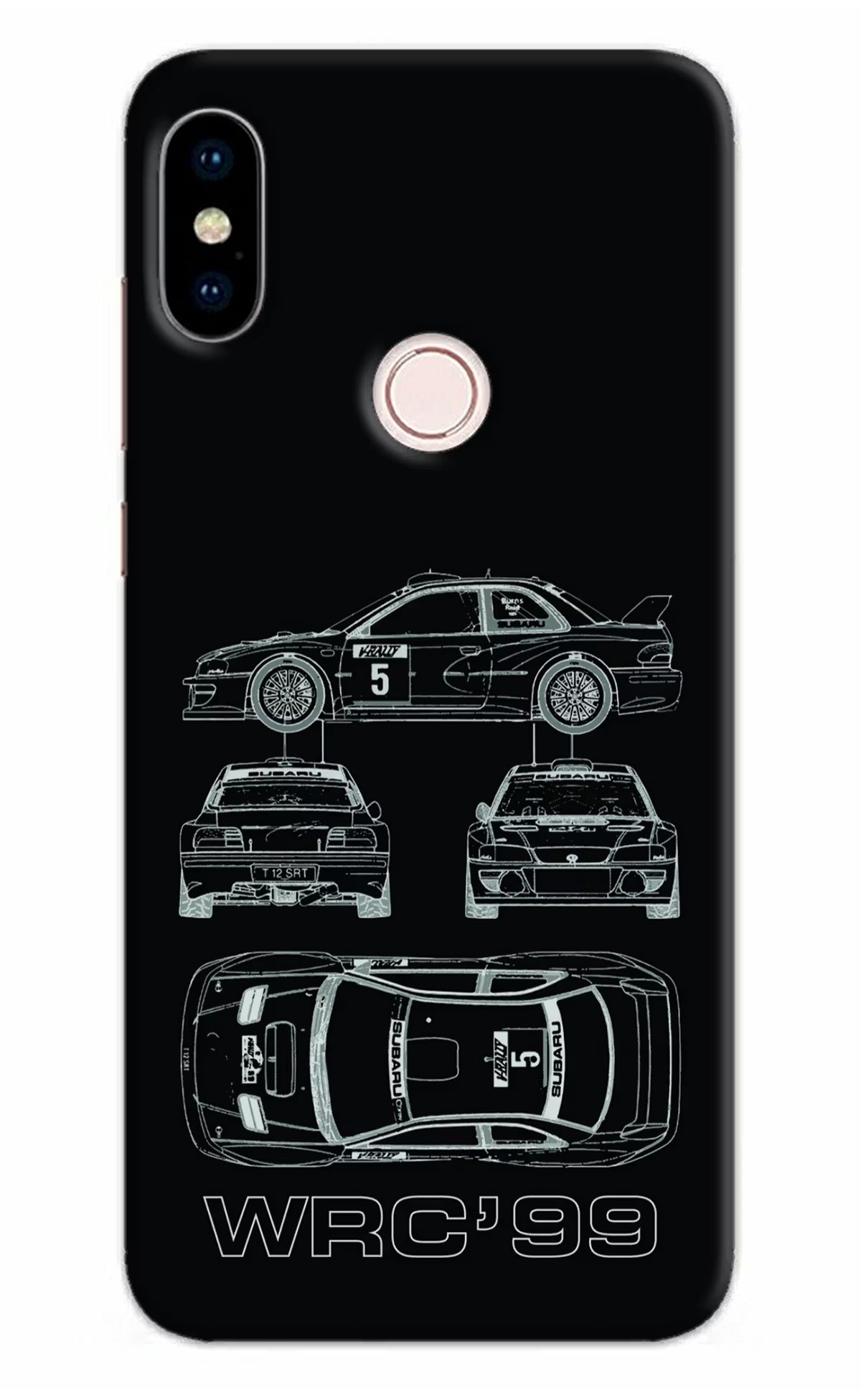 WRC'99 Redmi Note 5 Pro Back Cover - WRC'99 Redmi Note 5 Pro Hard Case Back Cover by Casekaro WRC'99 Redmi Note 5 Pro Hard Case Back Cover by Casekaro