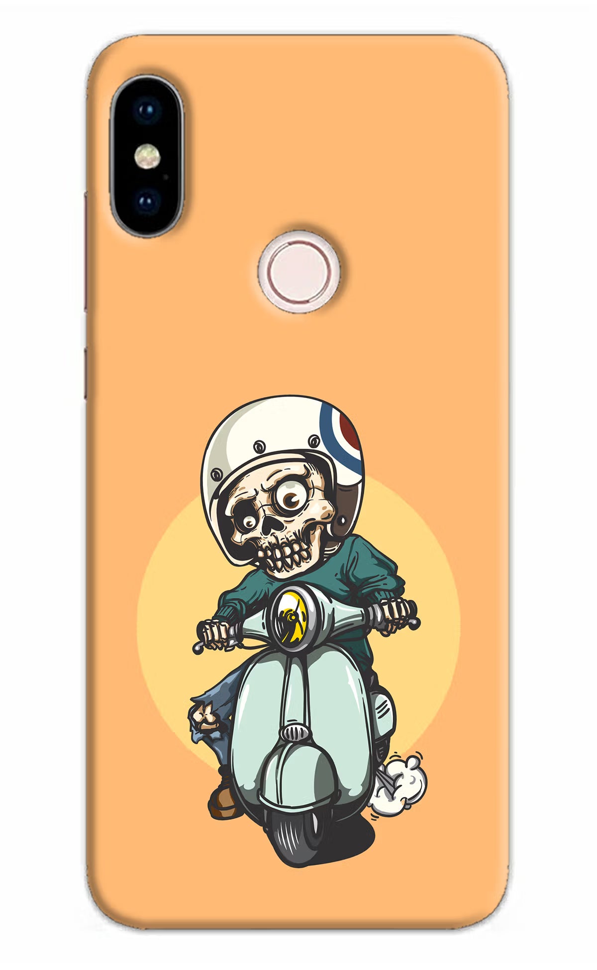 Undead Biker Redmi Note 5 Pro Back Cover - Undead Biker Redmi Note 5 Pro Hard Case Back Cover by Casekaro Undead Biker Redmi Note 5 Pro Hard Case Back Cover by Casekaro