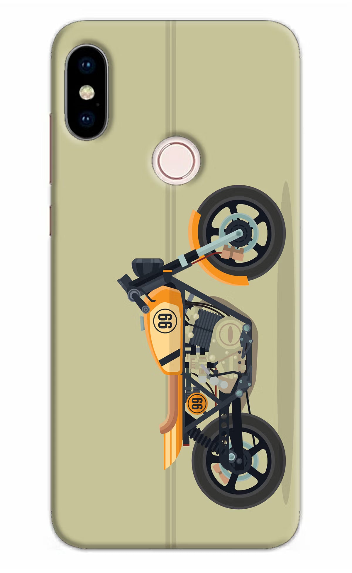 Vertical Speedster Redmi Note 5 Pro Back Cover - Vertical Speedster Redmi Note 5 Pro Hard Case Back Cover by Casekaro Vertical Speedster Redmi Note 5 Pro Hard Case Back Cover by Casekaro