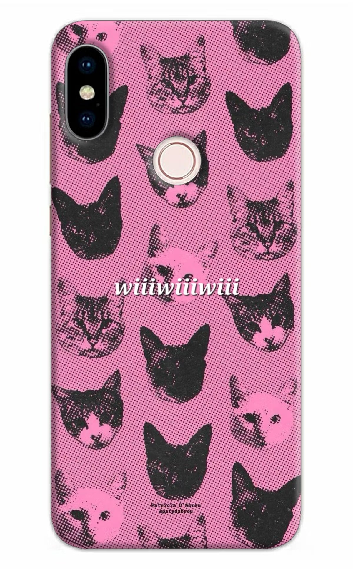 Pink Cats Redmi Note 5 Pro Back Cover - Pink Cats Redmi Note 5 Pro Hard Case Back Cover by Casekaro Pink Cats Redmi Note 5 Pro Hard Case Back Cover by Casekaro