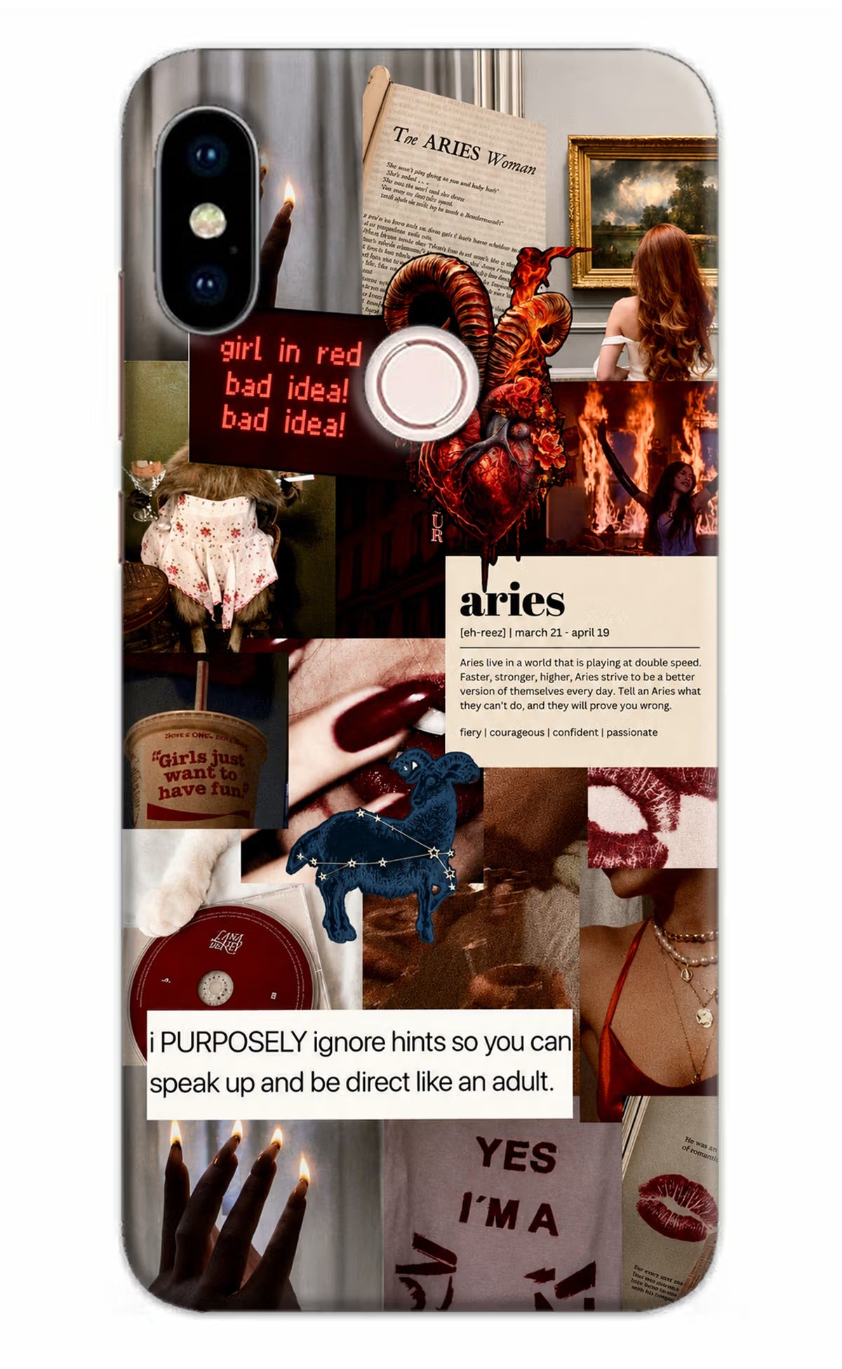 Zodiac Aries Redmi Note 5 Pro Back Cover - Zodiac Aries Redmi Note 5 Pro Back Cover Zodiac Aries Redmi Note 5 Pro Back Cover