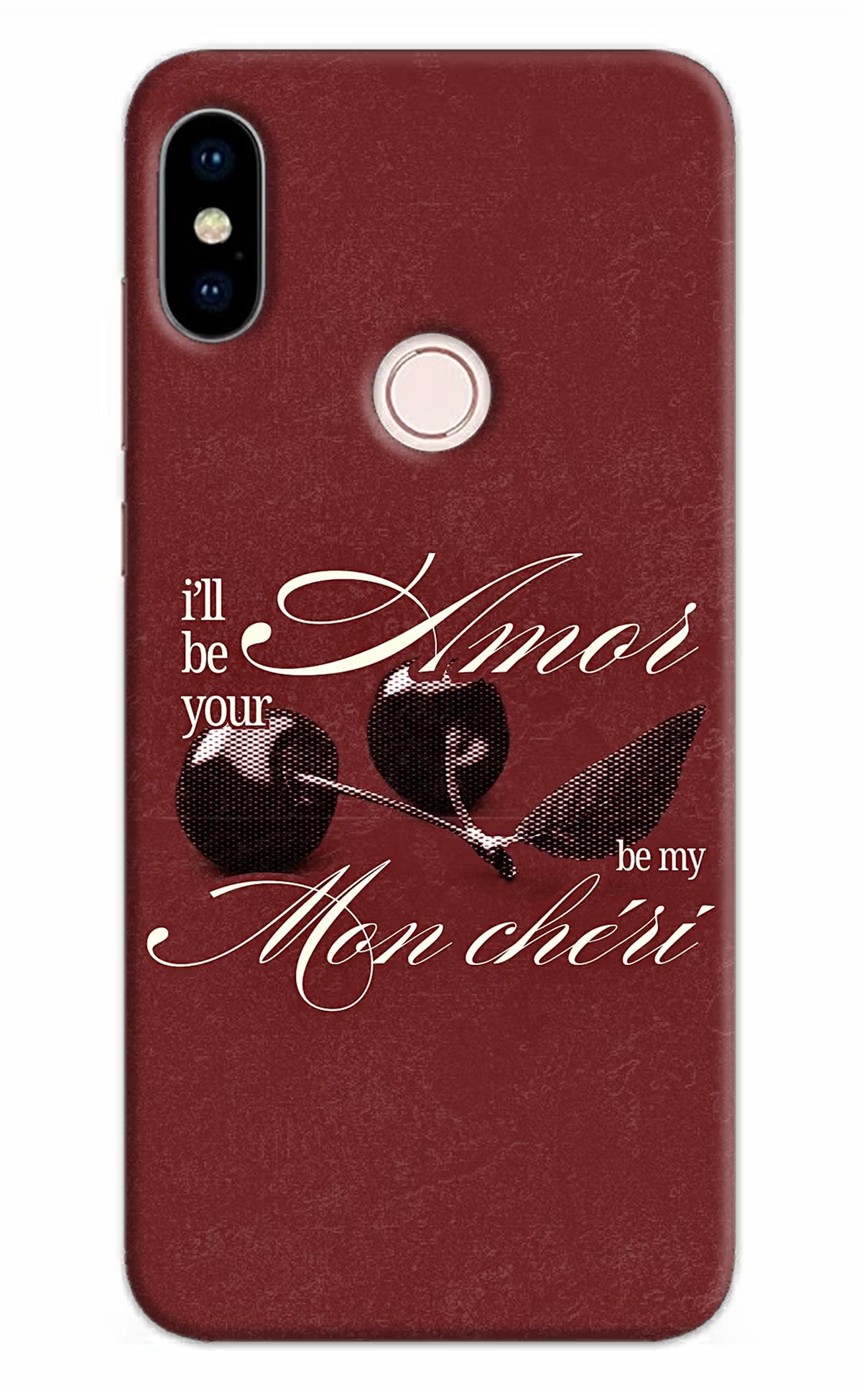 Velvet Cherry Redmi Note 5 Pro Back Cover - Velvet Cherry Redmi Note 5 Pro Back Cover Velvet Cherry Redmi Note 5 Pro Back Cover