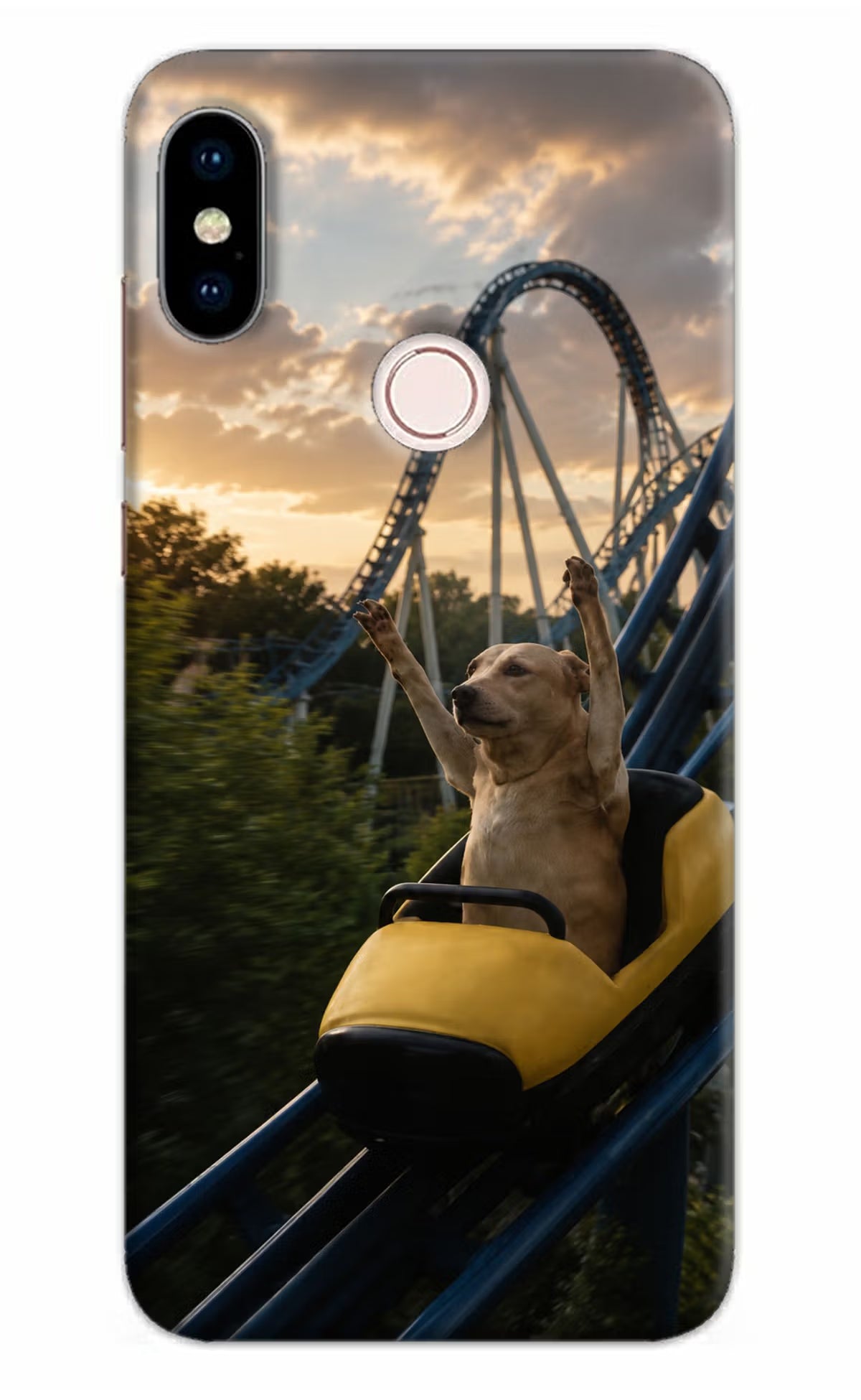 Rollercoaster Dog Redmi Note 5 Pro Back Cover - Rollercoaster Dog Redmi Note 5 Pro Back Cover Rollercoaster Dog Redmi Note 5 Pro Back Cover
