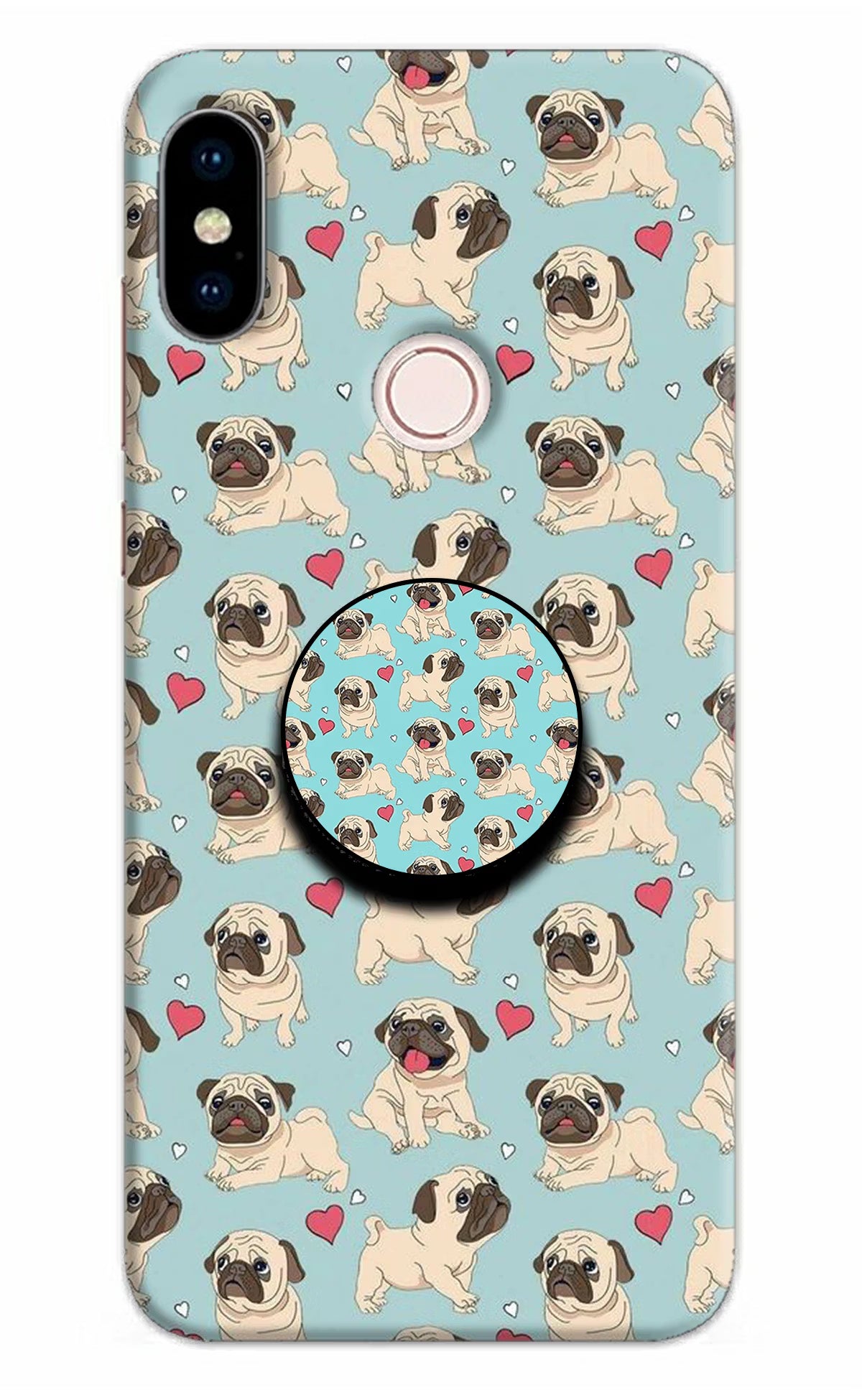 Pug Dog Redmi Note 5 Pro Pop Case - Pug Dog Redmi Note 5 Pro Pop Case by Casekaro Pug Dog Redmi Note 5 Pro Pop Case by Casekaro