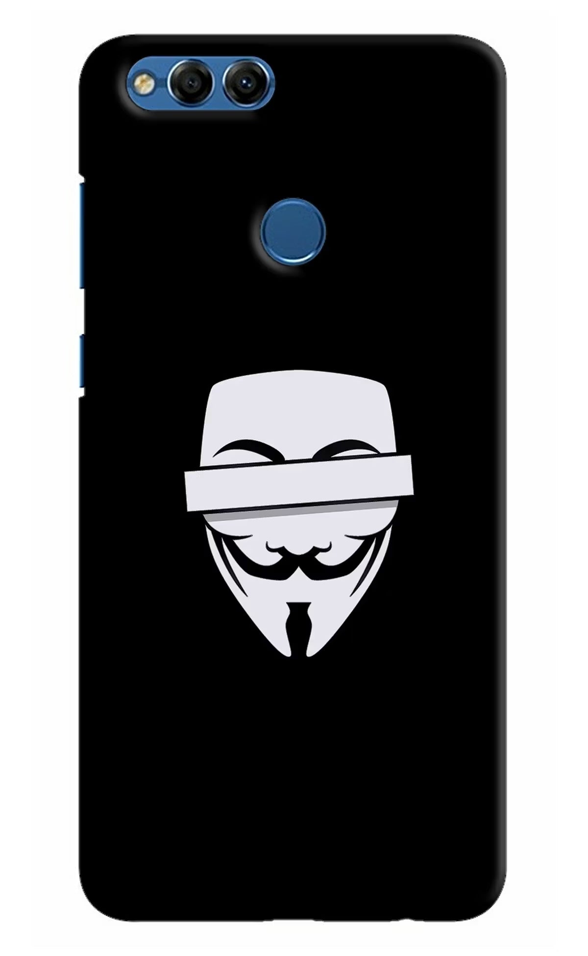 Anonymous Face Honor 7X Back Cover - Anonymous Face Honor 7X Hard Case Back Cover by Casekaro Anonymous Face Honor 7X Hard Case Back Cover by Casekaro