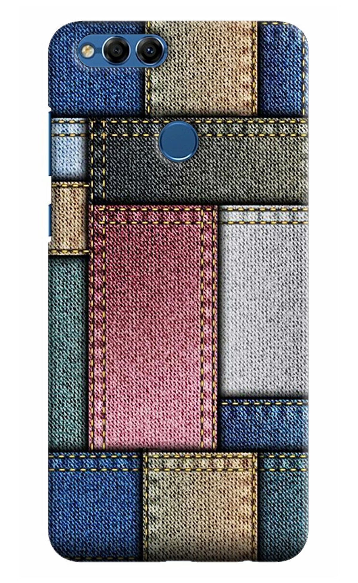 Multicolor Jeans Honor 7X Back Cover - Multicolor Jeans Honor 7X Hard Case Back Cover by Casekaro Multicolor Jeans Honor 7X Hard Case Back Cover by Casekaro