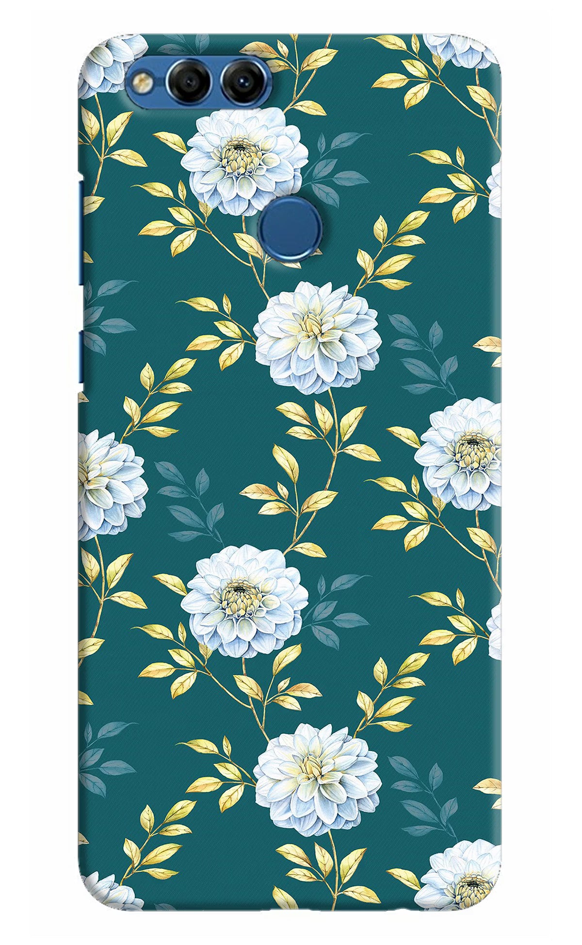 Flowers Honor 7X Back Cover - Flowers Honor 7X Hard Case Back Cover by Casekaro Flowers Honor 7X Hard Case Back Cover by Casekaro