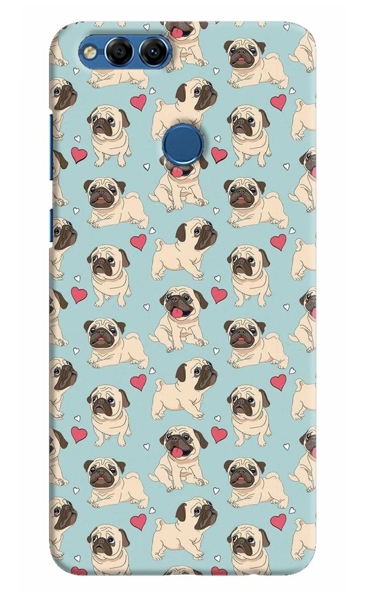 Pug Dog Honor 7X Back Cover - Pug Dog Honor 7X Hard Case Back Cover by Casekaro Pug Dog Honor 7X Hard Case Back Cover by Casekaro