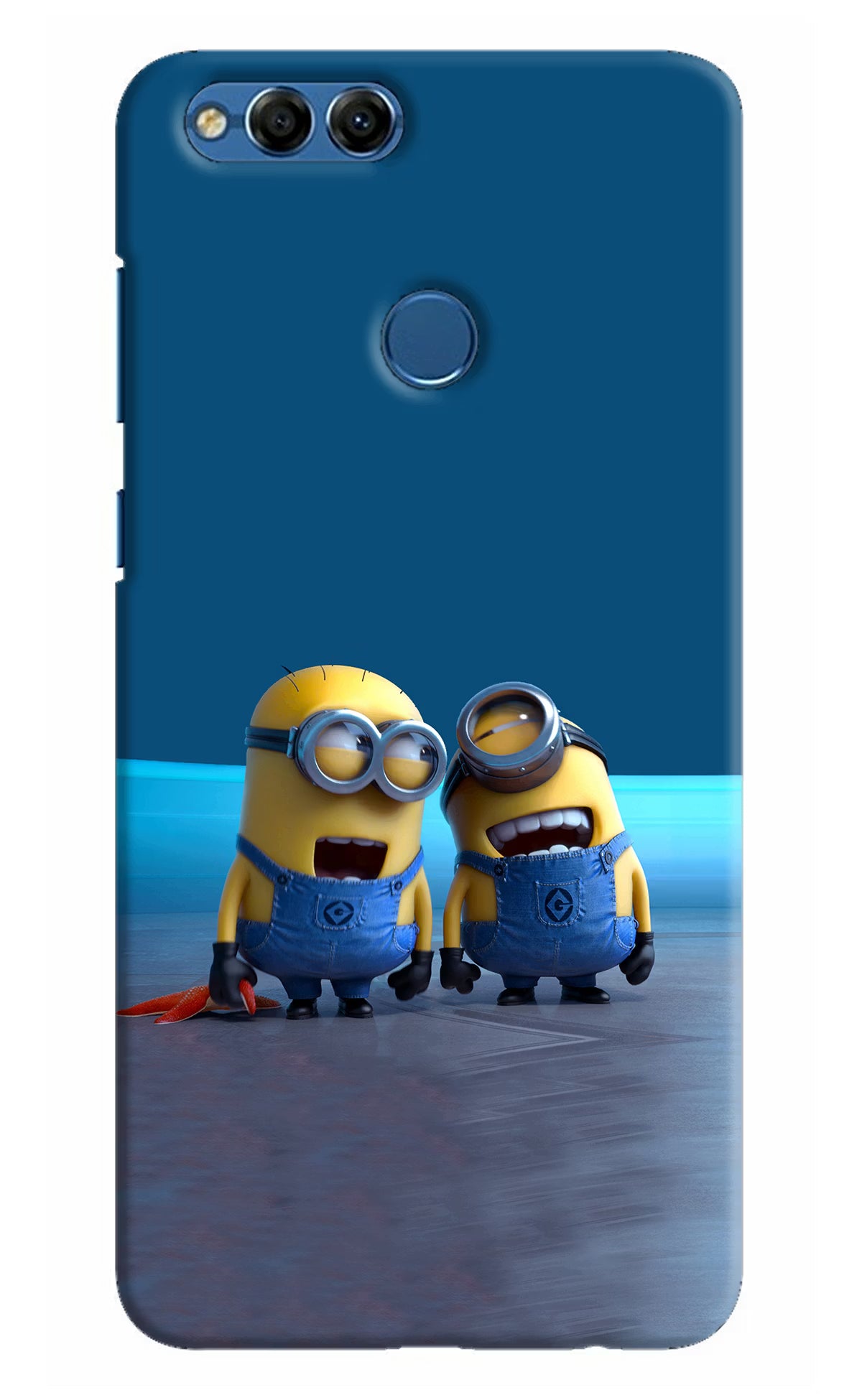 Minion Laughing Honor 7X Back Cover - Minion Laughing Honor 7X Hard Case Back Cover by Casekaro Minion Laughing Honor 7X Hard Case Back Cover by Casekaro