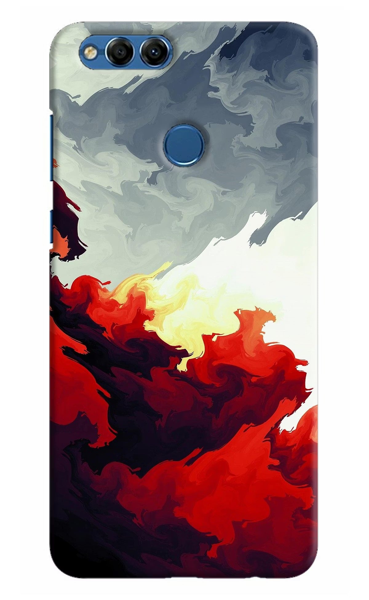 Fire Cloud Honor 7X Back Cover - Fire Cloud Honor 7X Hard Case Back Cover by Casekaro Fire Cloud Honor 7X Hard Case Back Cover by Casekaro