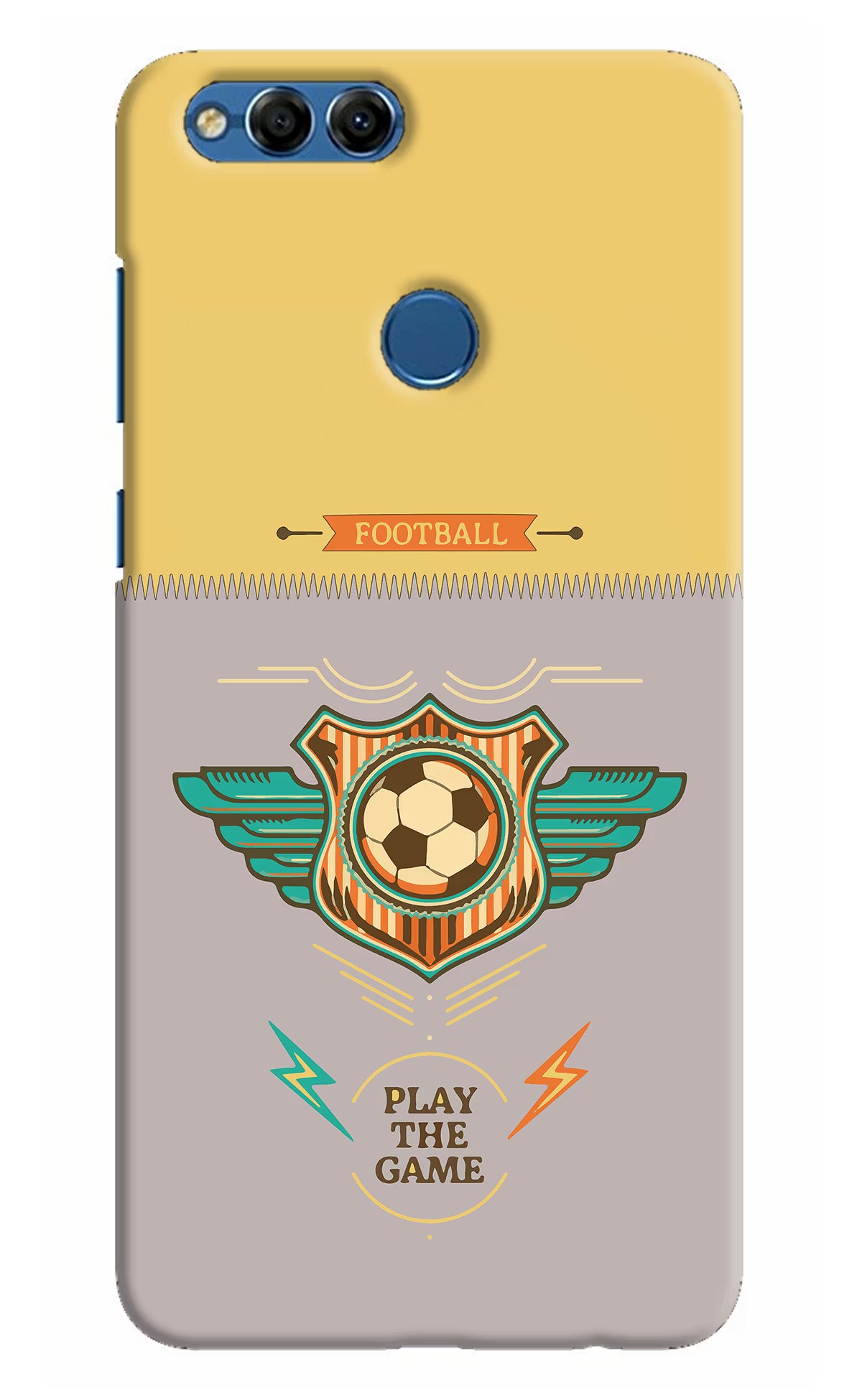 Football Honor 7X Back Cover - Football Honor 7X Hard Case Back Cover by Casekaro Football Honor 7X Hard Case Back Cover by Casekaro