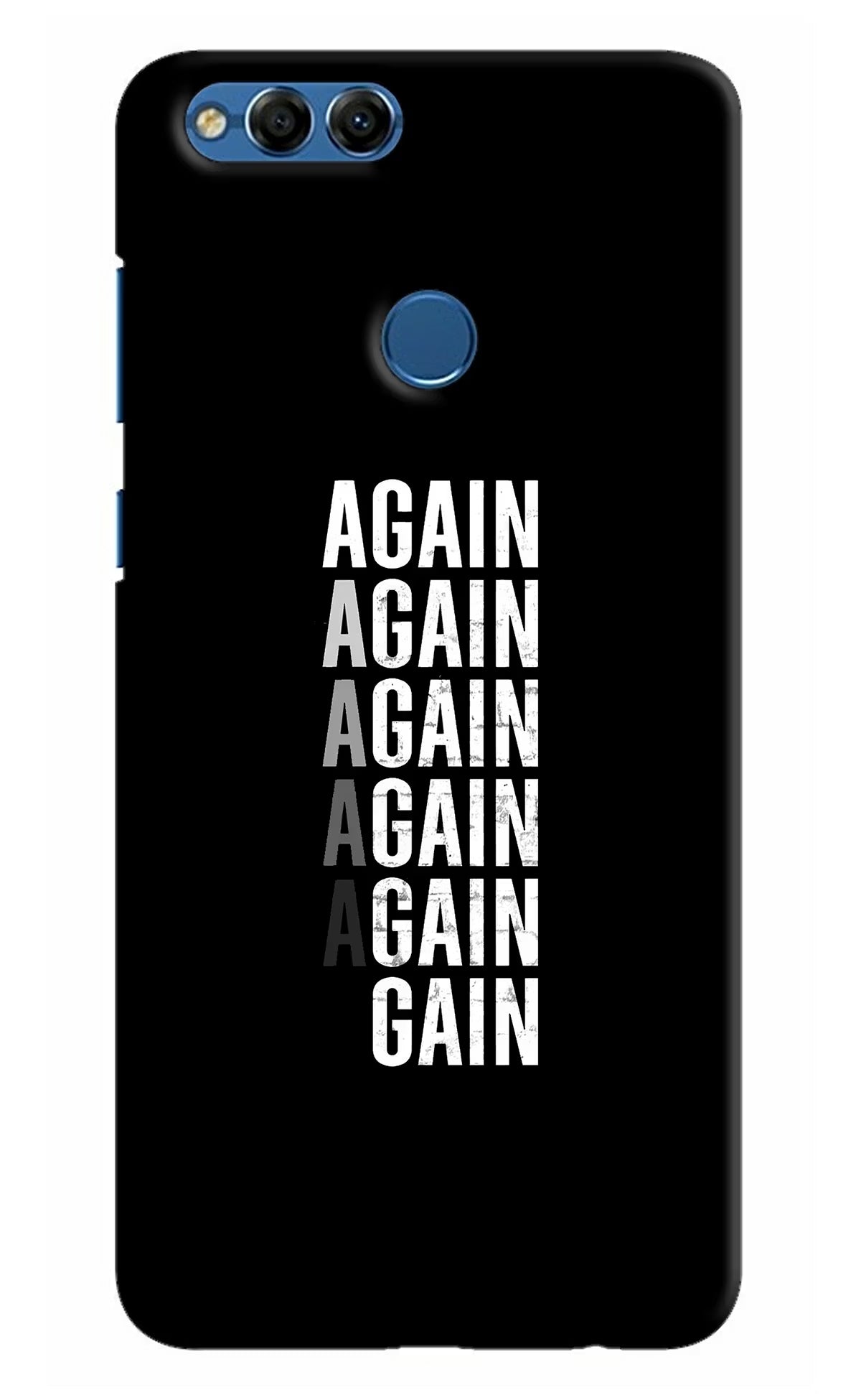 Again Again Gain Honor 7X Back Cover - Again Again Gain Honor 7X Hard Case Back Cover by Casekaro Again Again Gain Honor 7X Hard Case Back Cover by Casekaro