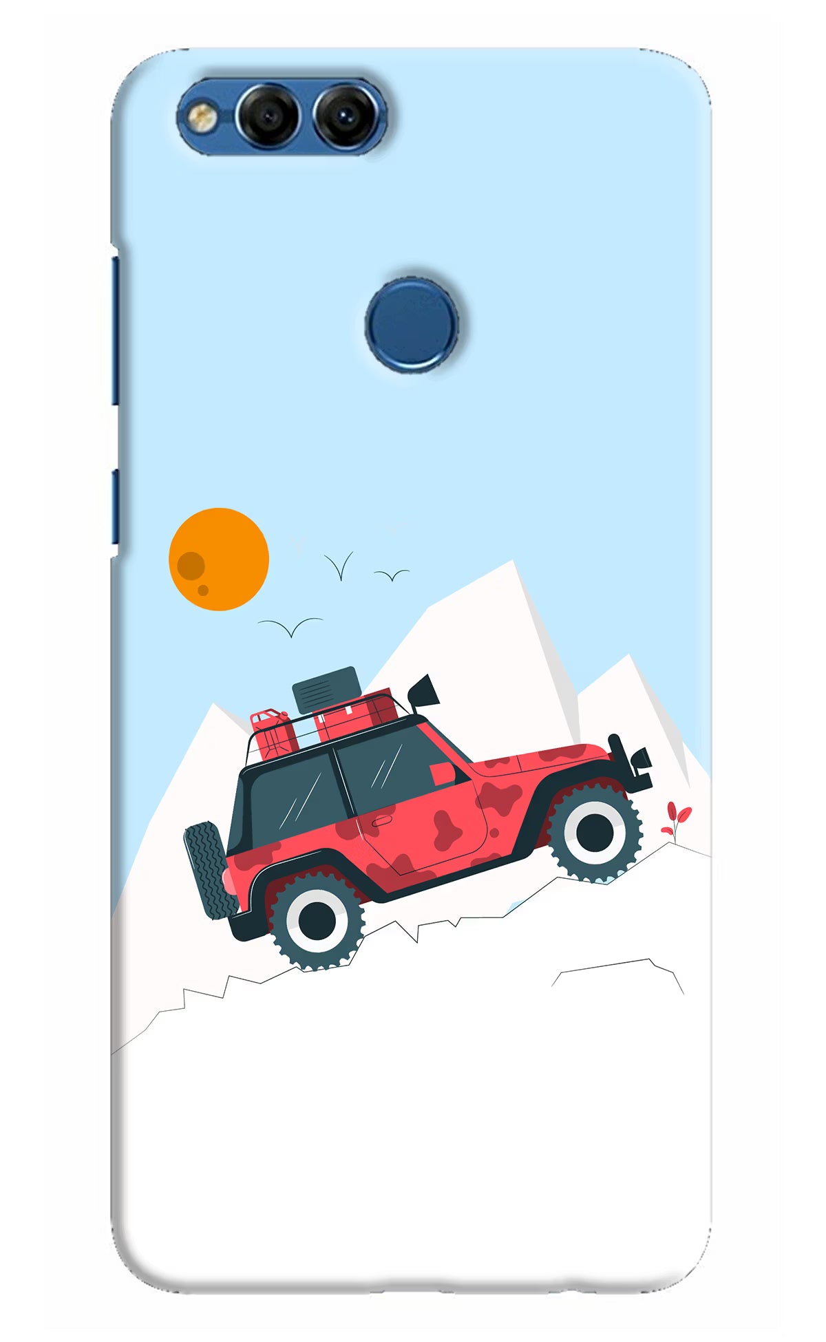 Mountain Trail Beast Honor 7X Back Cover - Mountain Trail Beast Honor 7X Hard Case Back Cover by Casekaro Mountain Trail Beast Honor 7X Hard Case Back Cover by Casekaro