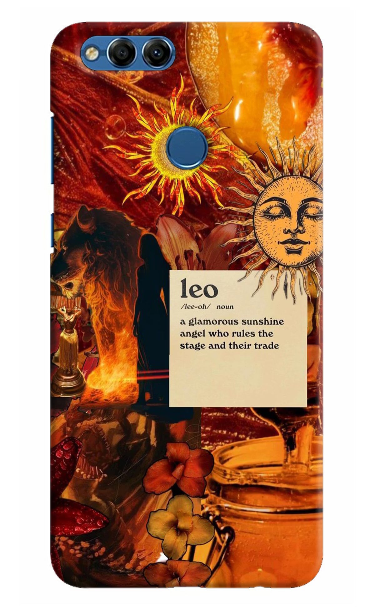 Leo Zodiac Honor 7X Back Cover - Leo Zodiac Honor 7X Hard Case Back Cover by Casekaro Leo Zodiac Honor 7X Hard Case Back Cover by Casekaro