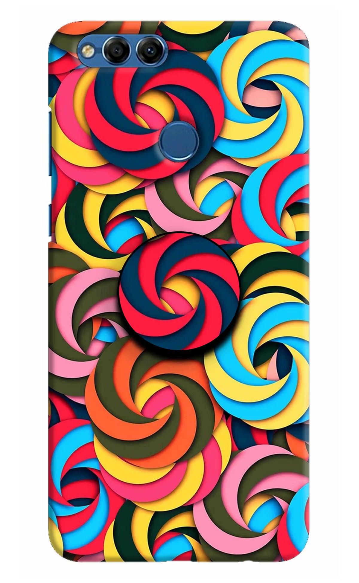 Spiral Pattern Honor 7X Pop Case - Spiral Pattern Honor 7X Pop Case by Casekaro Spiral Pattern Honor 7X Pop Case by Casekaro