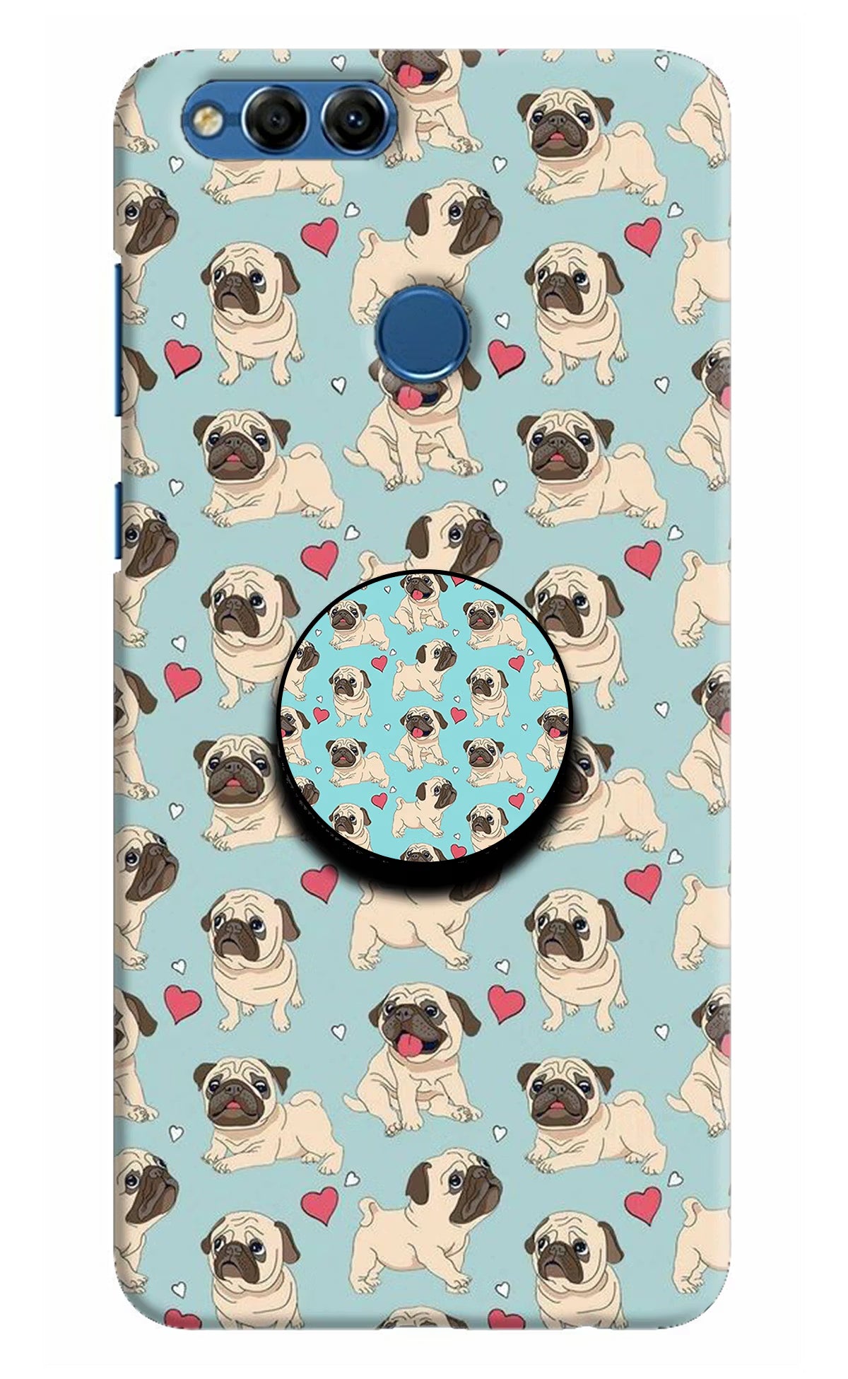 Pug Dog Honor 7X Pop Case - Pug Dog Honor 7X Pop Case by Casekaro Pug Dog Honor 7X Pop Case by Casekaro