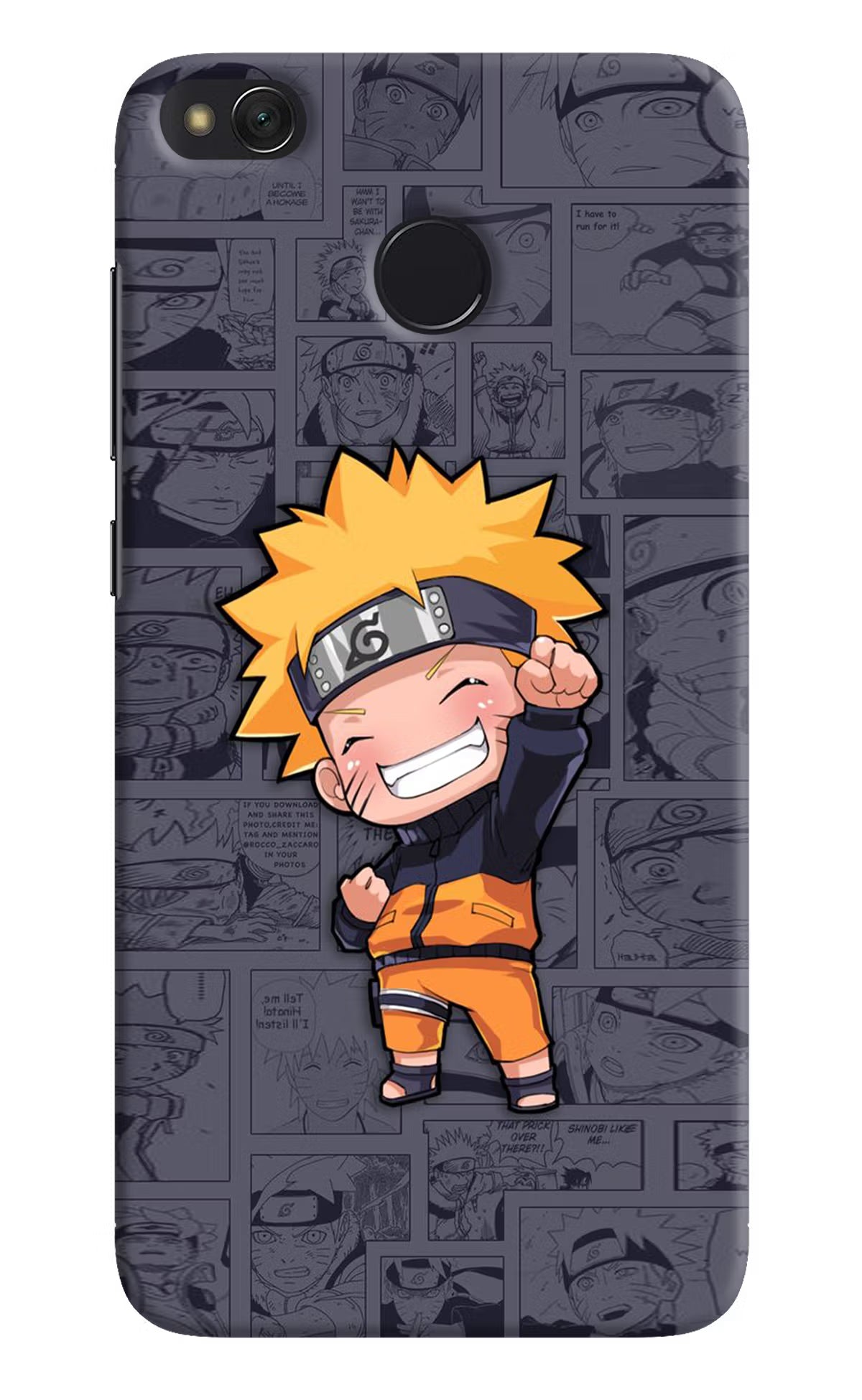 Chota Naruto Redmi 4 Back Cover - Chota Naruto Redmi 4 Hard Case Back Cover by Casekaro Chota Naruto Redmi 4 Hard Case Back Cover by Casekaro