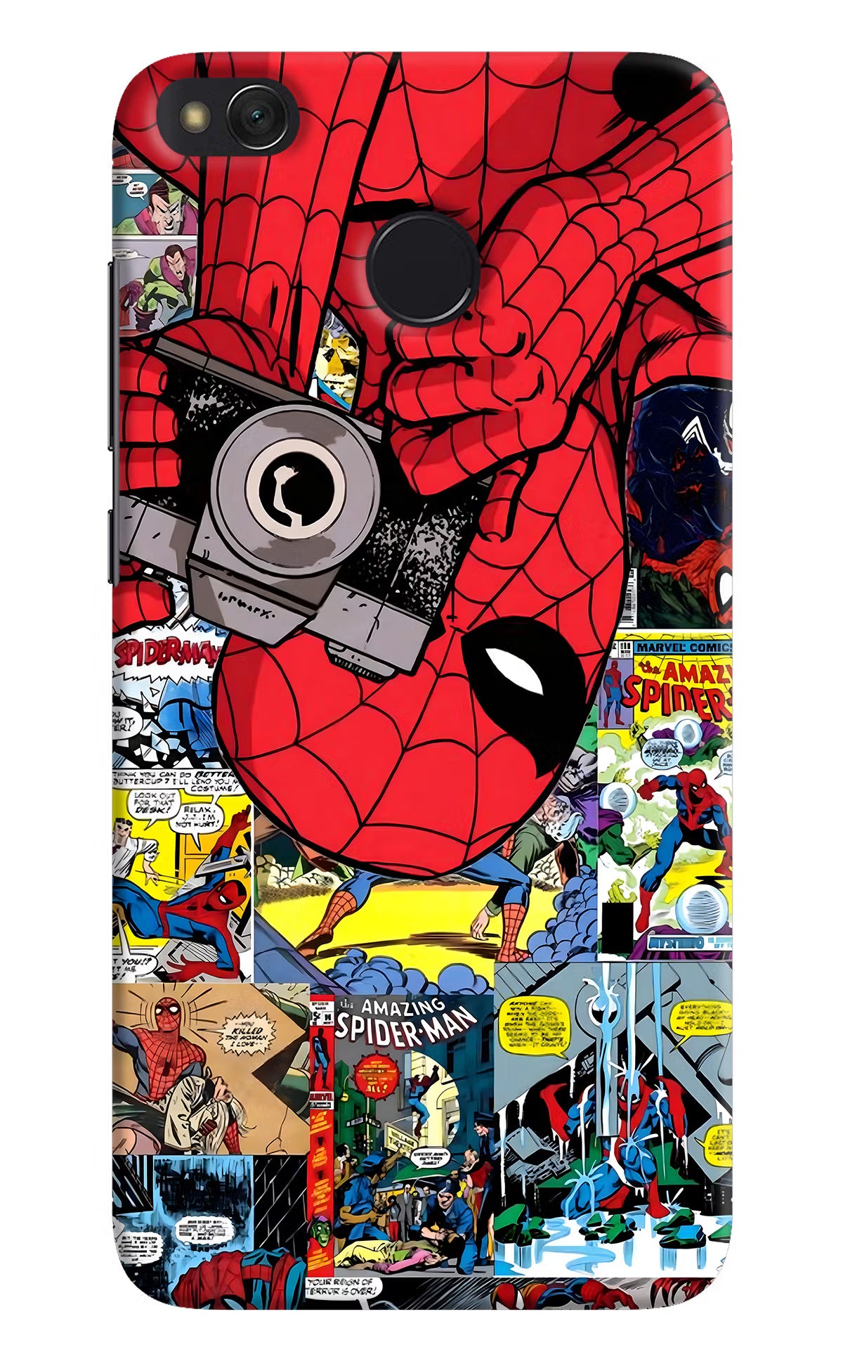 Spider Man Redmi 4 Back Cover - Spider Man Redmi 4 Hard Case Back Cover by Casekaro Spider Man Redmi 4 Hard Case Back Cover by Casekaro
