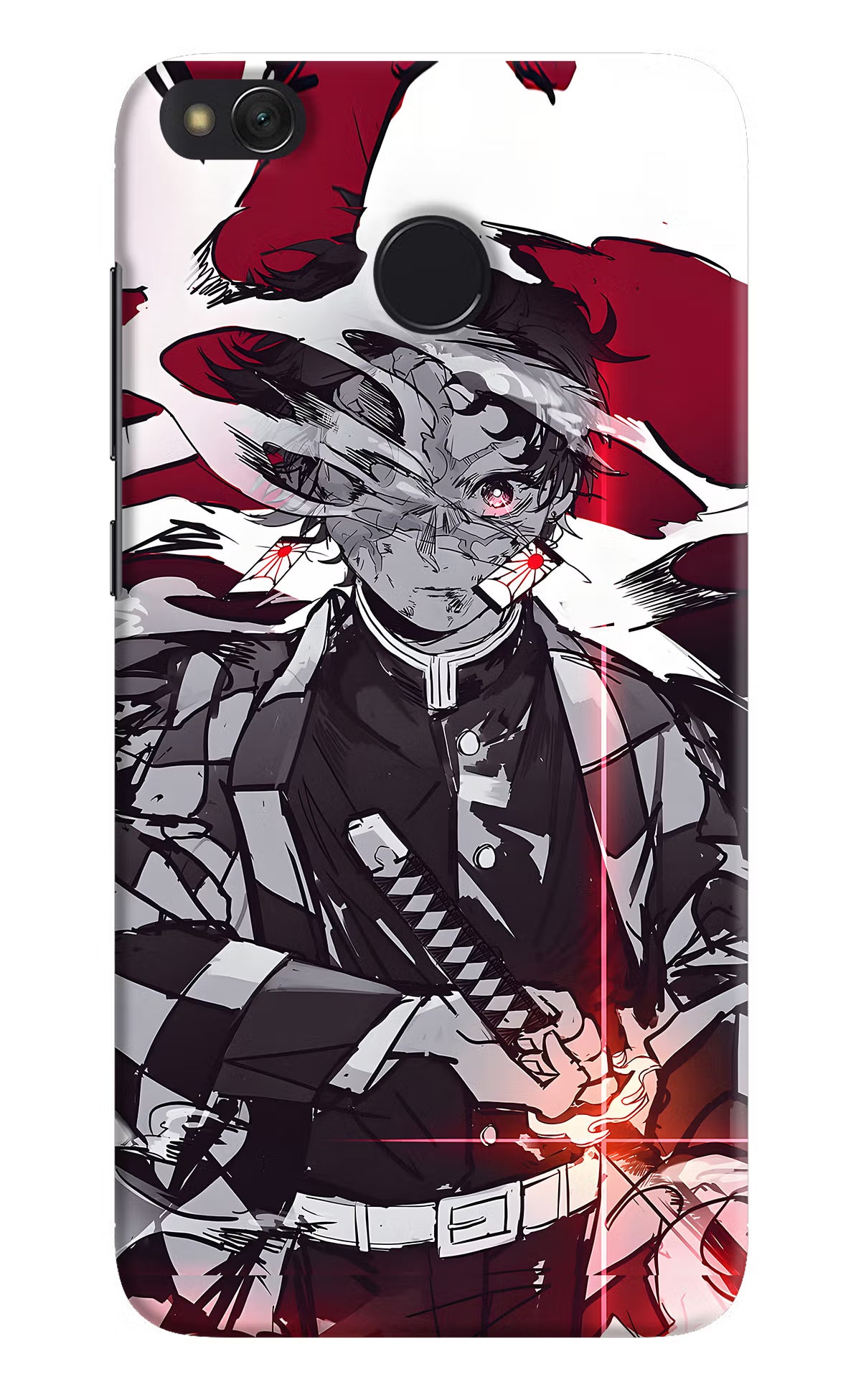 Demon Slayer Redmi 4 Back Cover - Demon Slayer Redmi 4 Hard Case Back Cover by Casekaro Demon Slayer Redmi 4 Hard Case Back Cover by Casekaro