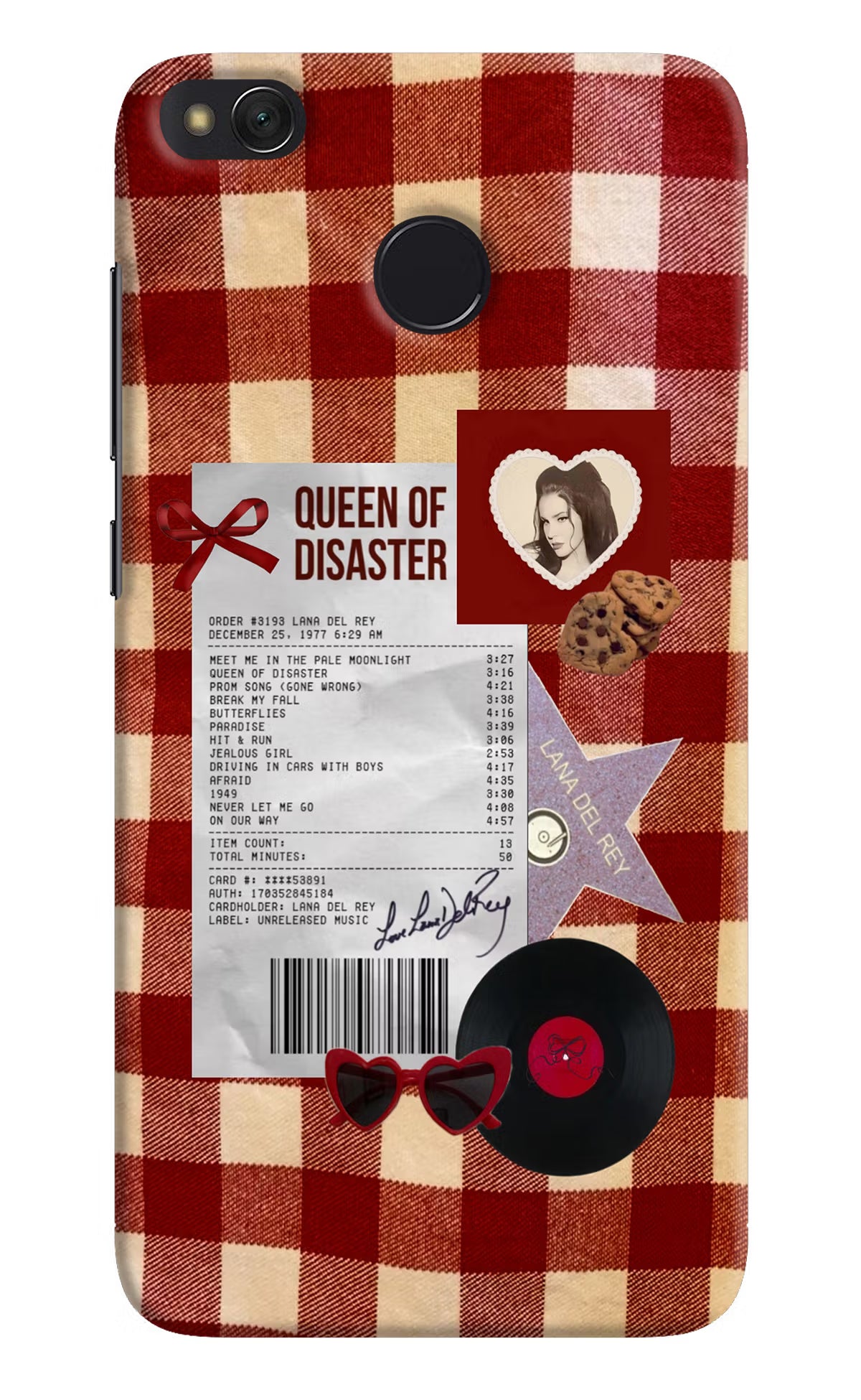 Queen of Disaster Redmi 4 Back Cover - Queen of Disaster Redmi 4 Hard Case Back Cover by Casekaro Queen of Disaster Redmi 4 Hard Case Back Cover by Casekaro