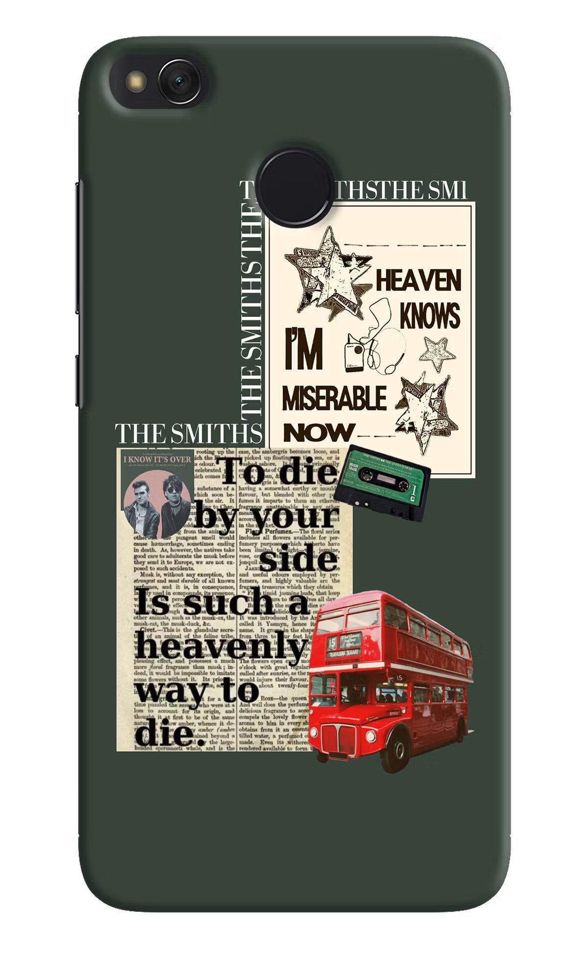 The Smiths Redmi 4 Back Cover - The Smiths Redmi 4 Hard Case Back Cover by Casekaro The Smiths Redmi 4 Hard Case Back Cover by Casekaro