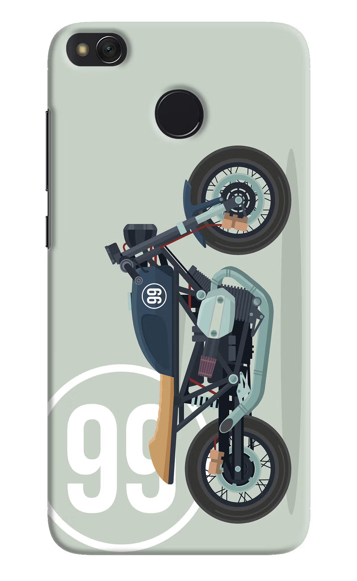 Classic Cafe Racer 99 Redmi 4 Back Cover - Classic Cafe Racer 99 Redmi 4 Hard Case Back Cover by Casekaro Classic Cafe Racer 99 Redmi 4 Hard Case Back Cover by Casekaro