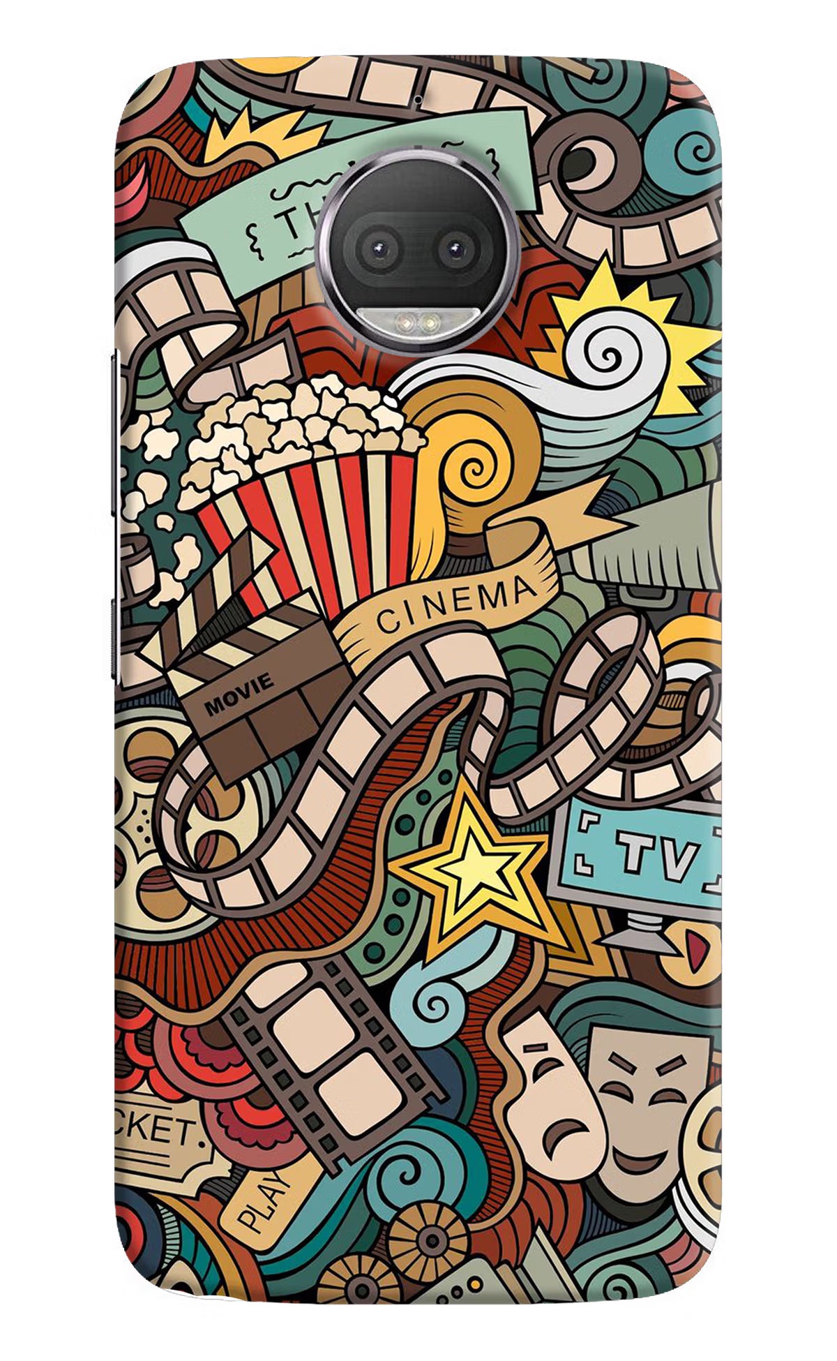 Cinema Abstract Moto G5S plus Back Cover - Cinema Abstract Moto G5S plus Hard Case Back Cover by Casekaro Cinema Abstract Moto G5S plus Hard Case Back Cover by Casekaro