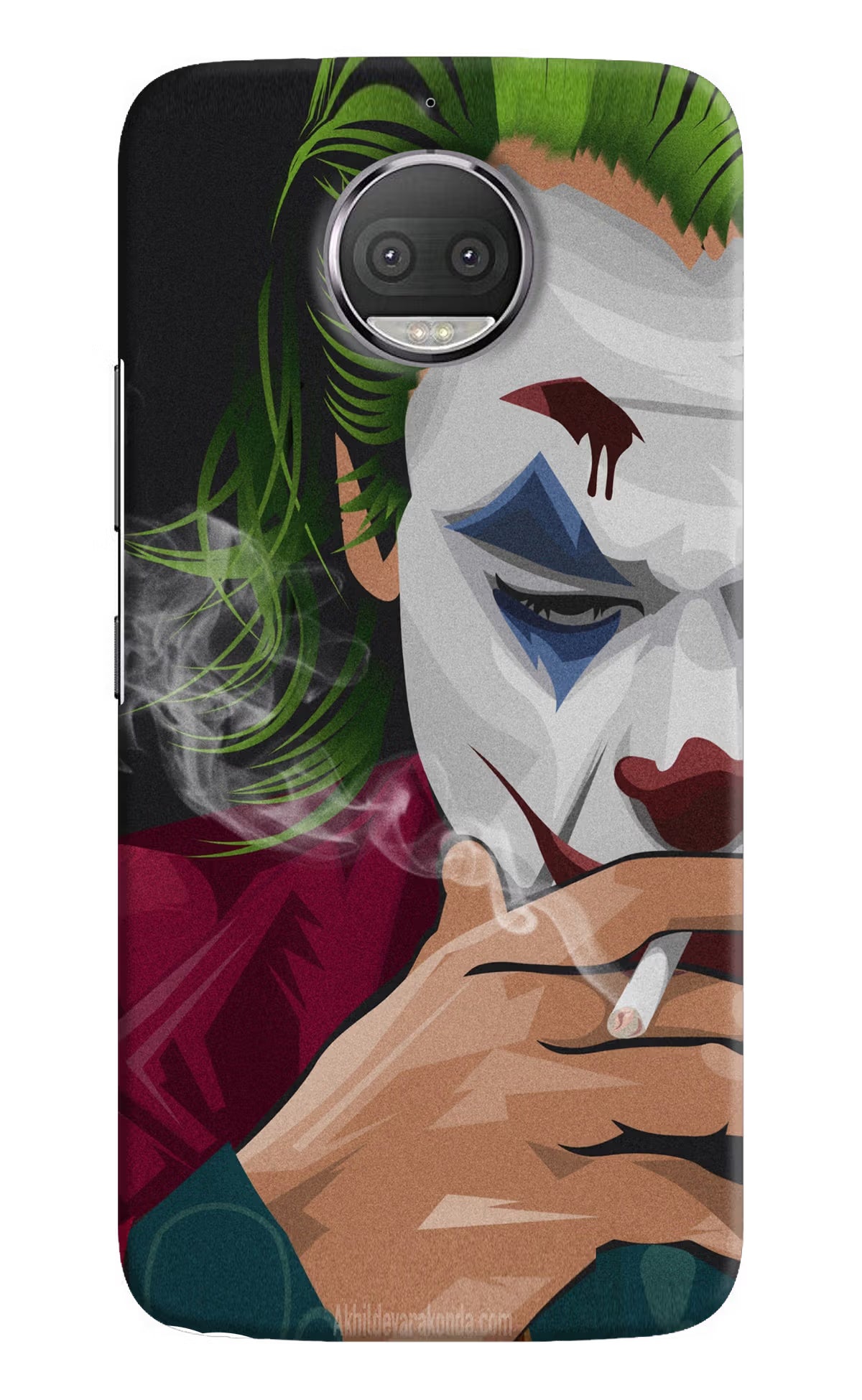 Joker Smoking Moto G5S plus Back Cover - Joker Smoking Moto G5S plus Hard Case Back Cover by Casekaro Joker Smoking Moto G5S plus Hard Case Back Cover by Casekaro