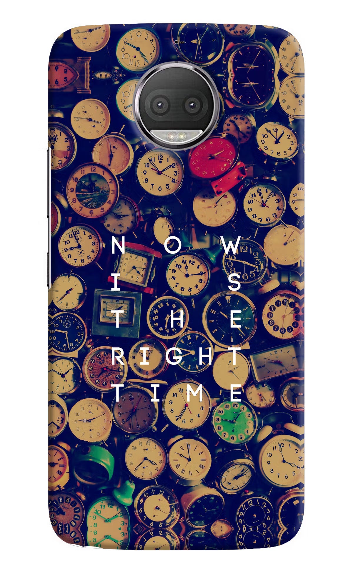 Now is the Right Time Quote Moto G5S plus Back Cover - Now is the Right Time Quote Moto G5S plus Hard Case Back Cover by Casekaro Now is the Right Time Quote Moto G5S plus Hard Case Back Cover by Casekaro