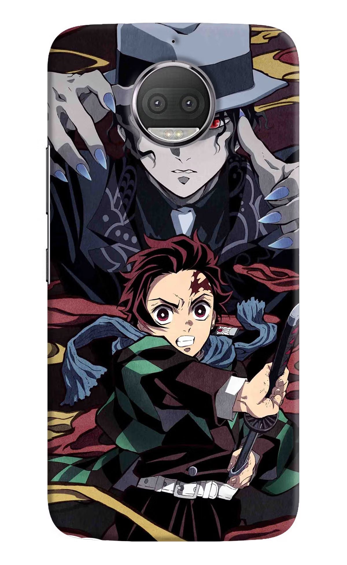 Demon Slayer Moto G5S plus Back Cover - Demon Slayer Moto G5S plus Hard Case Back Cover by Casekaro Demon Slayer Moto G5S plus Hard Case Back Cover by Casekaro
