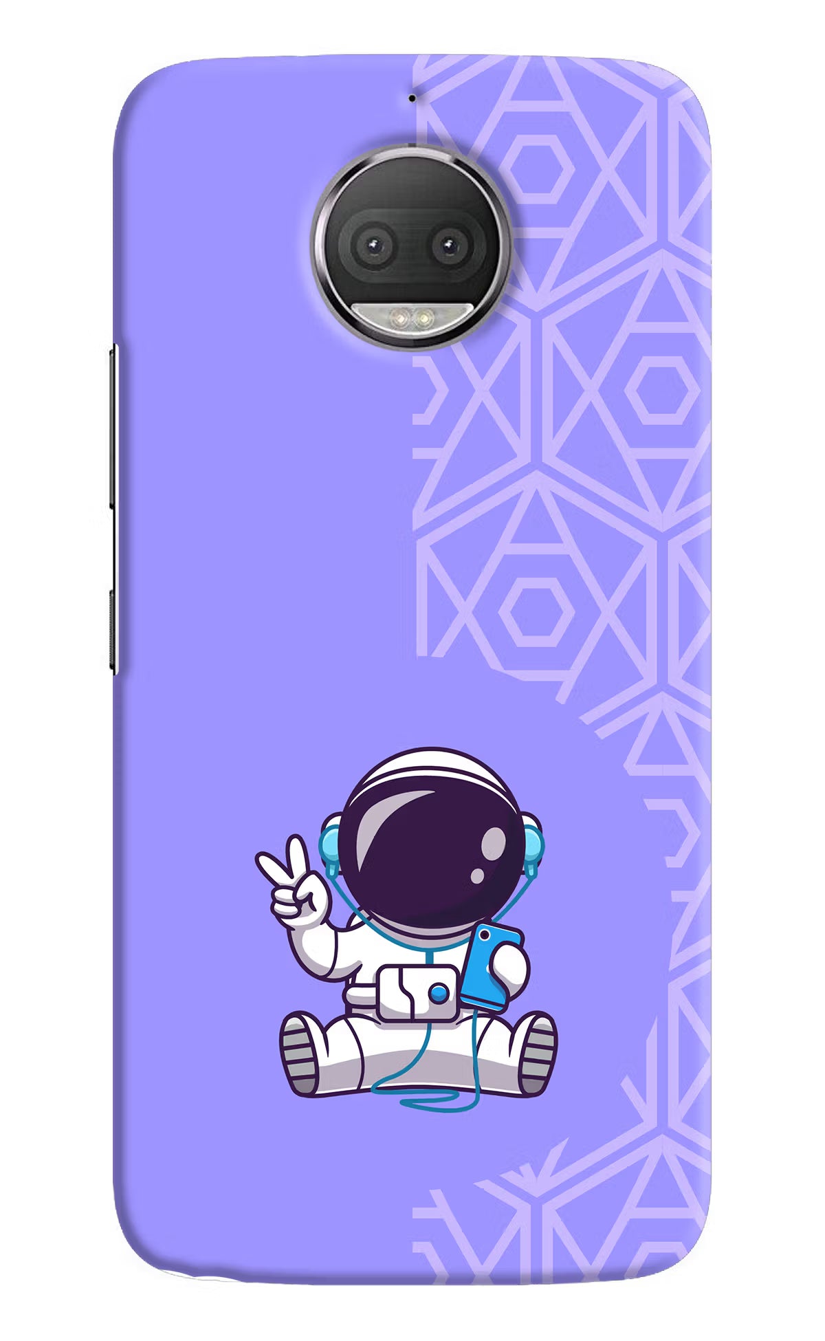 Cute Astronaut Chilling Moto G5S plus Back Cover - Cute Astronaut Chilling Moto G5S plus Hard Case Back Cover by Casekaro Cute Astronaut Chilling Moto G5S plus Hard Case Back Cover by Casekaro