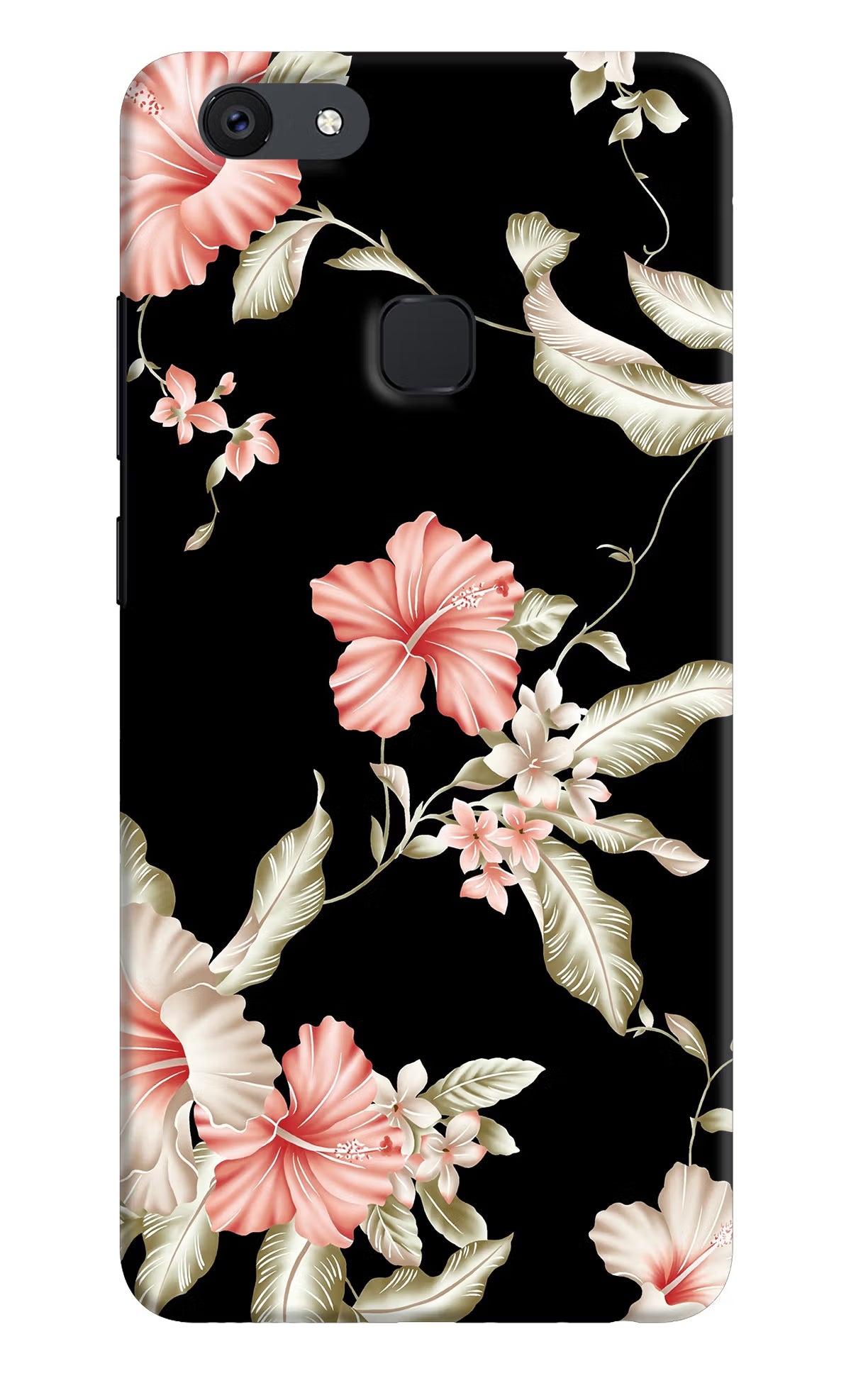 Flowers Vivo V7 plus Back Cover - Flowers Vivo V7 plus Hard Case Back Cover by Casekaro Flowers Vivo V7 plus Hard Case Back Cover by Casekaro