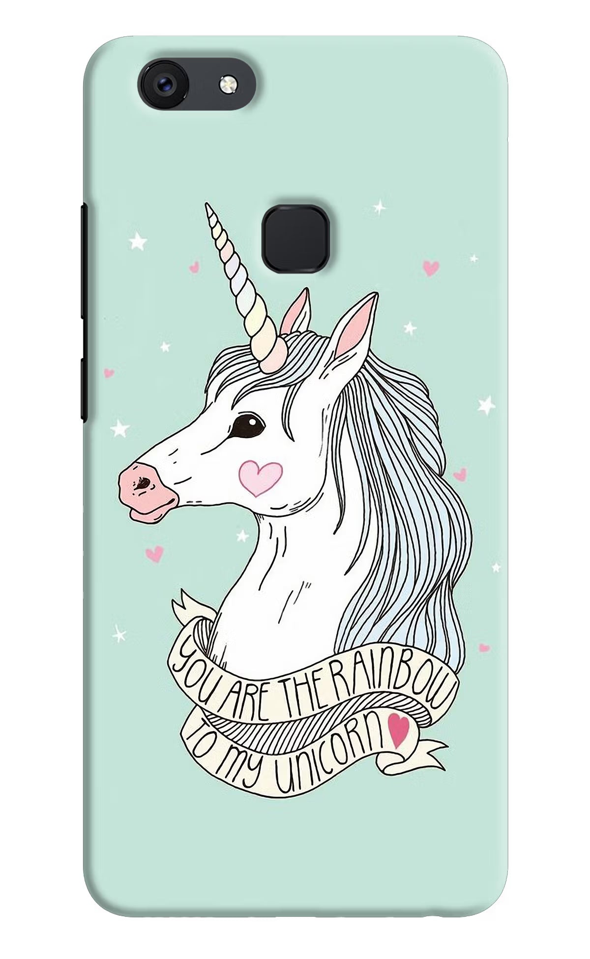 Unicorn Wallpaper Vivo V7 plus Back Cover - Unicorn Wallpaper Vivo V7 plus Hard Case Back Cover by Casekaro Unicorn Wallpaper Vivo V7 plus Hard Case Back Cover by Casekaro