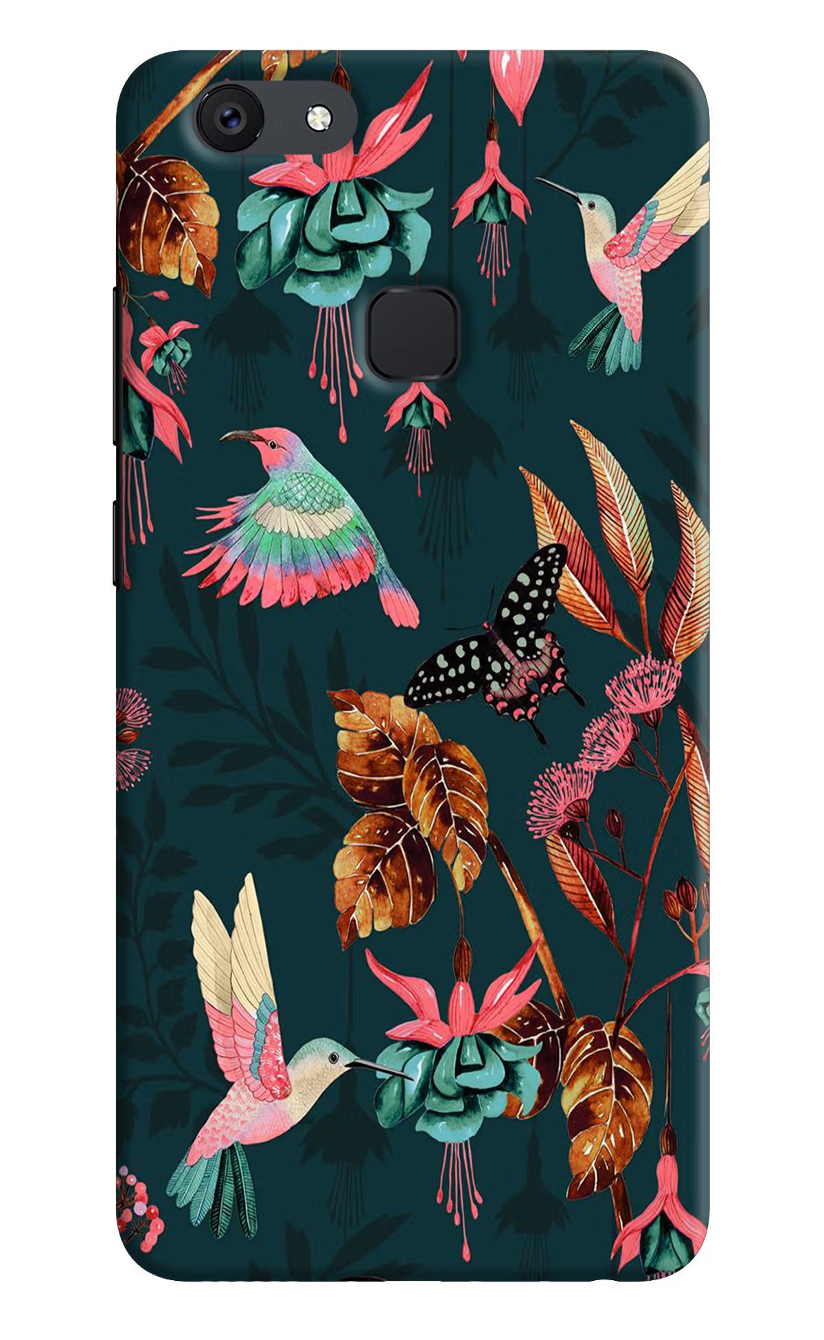Birds Vivo V7 plus Back Cover - Birds Vivo V7 plus Hard Case Back Cover by Casekaro Birds Vivo V7 plus Hard Case Back Cover by Casekaro