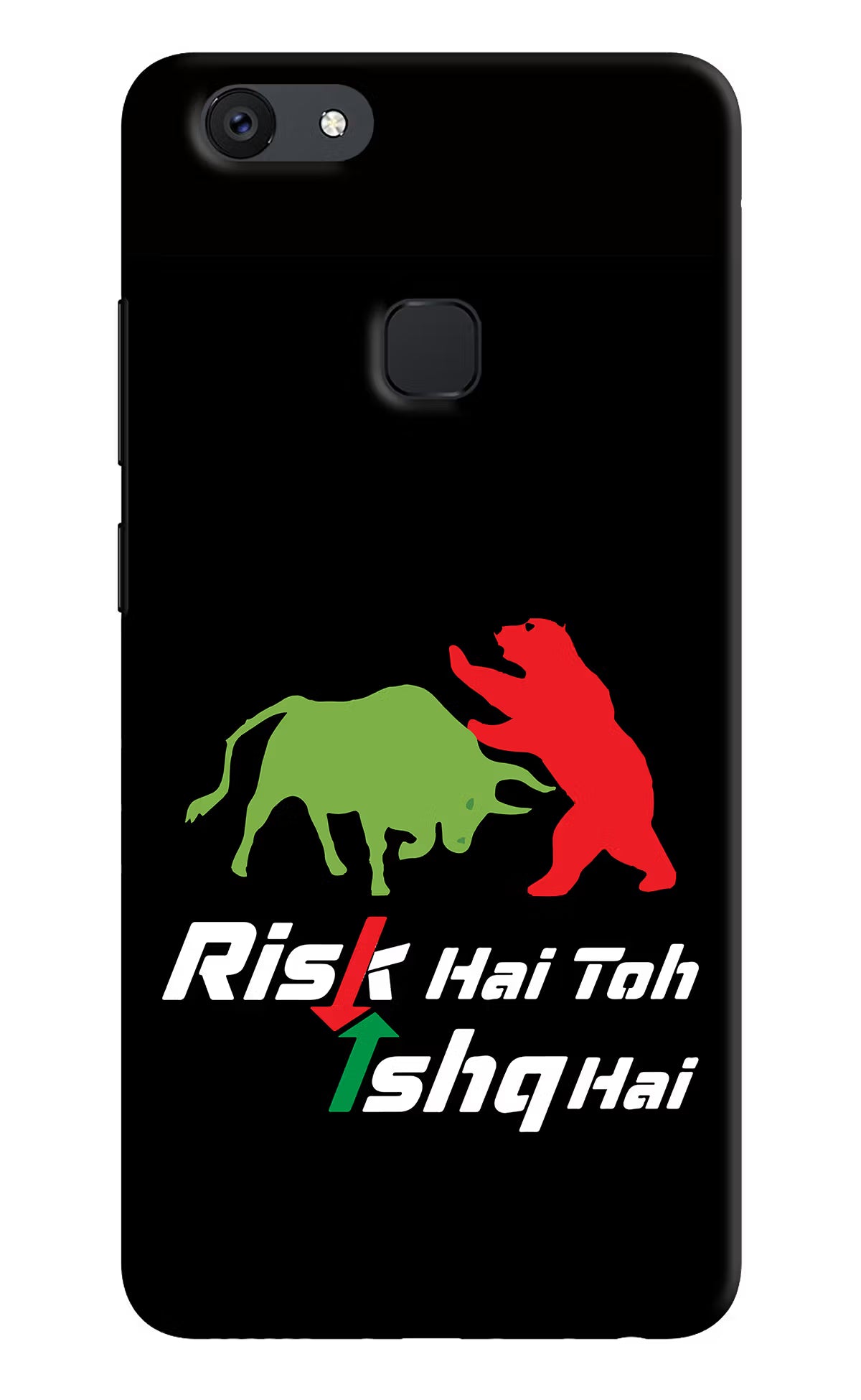Risk Hai Toh Ishq Hai Vivo V7 plus Back Cover - Risk Hai Toh Ishq Hai Vivo V7 plus Hard Case Back Cover by Casekaro Risk Hai Toh Ishq Hai Vivo V7 plus Hard Case Back Cover by Casekaro