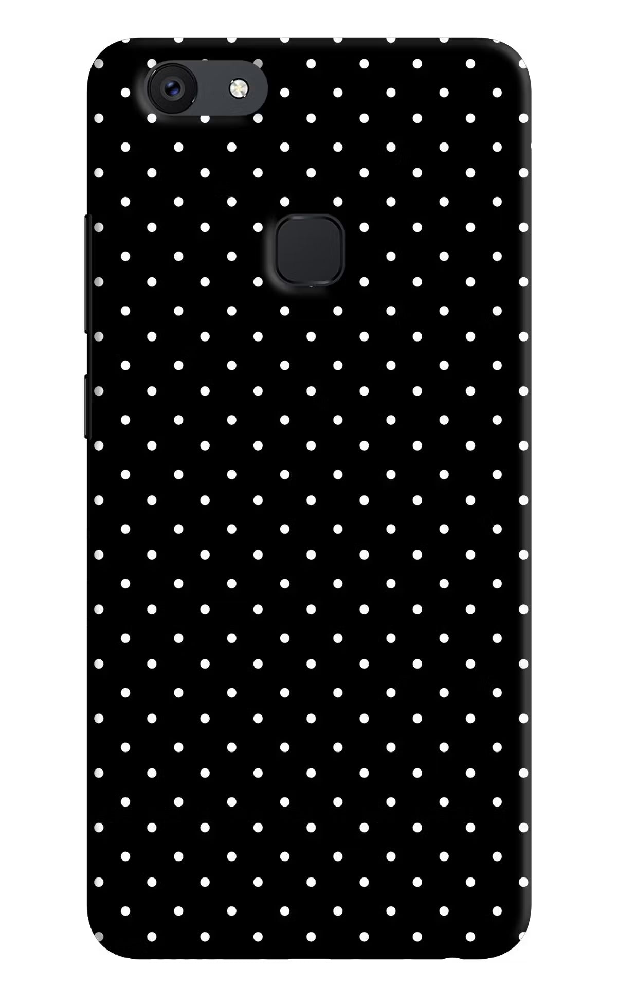 White Dots Vivo V7 plus Back Cover - White Dots Vivo V7 plus Hard Case Back Cover by Casekaro White Dots Vivo V7 plus Hard Case Back Cover by Casekaro