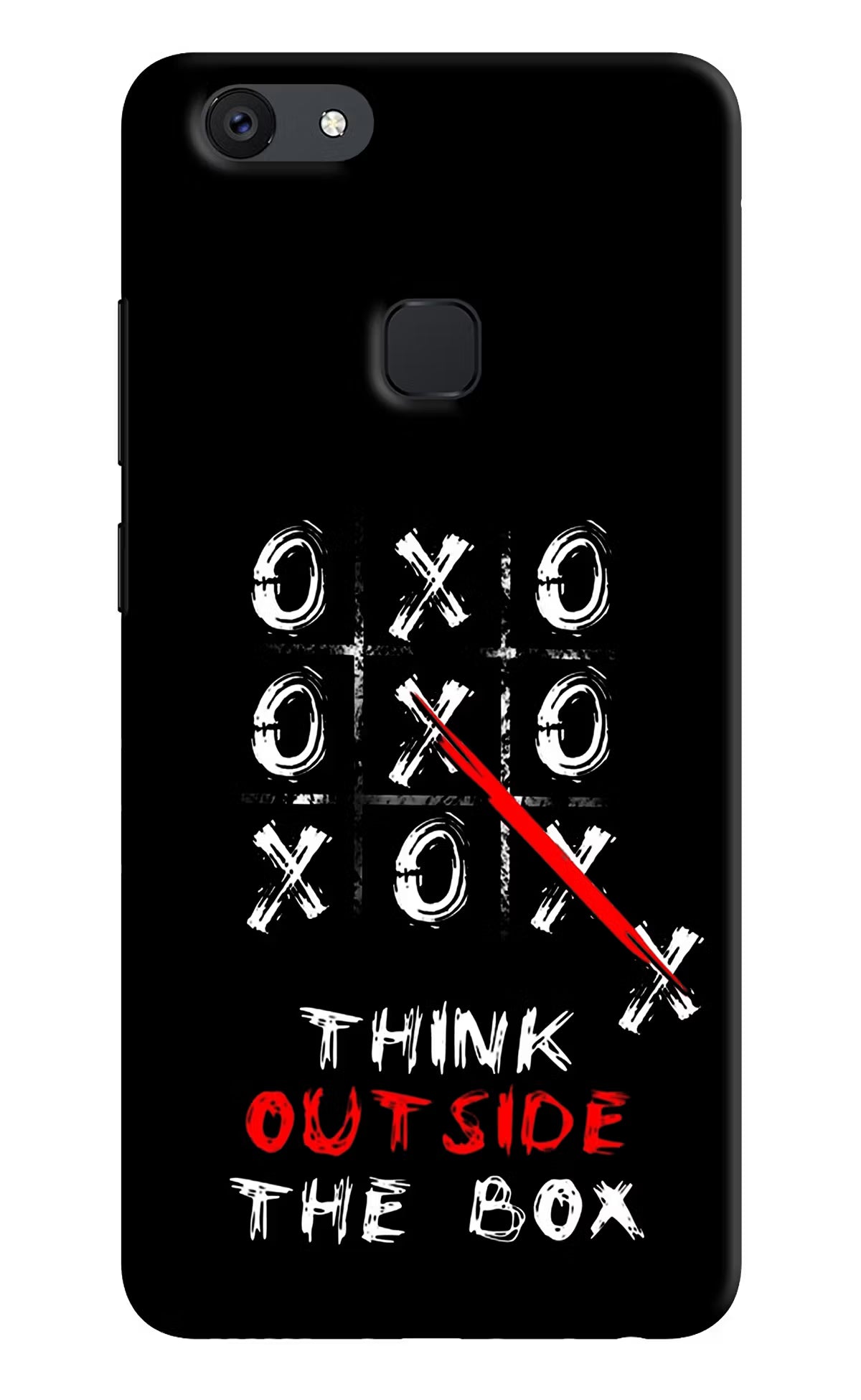 Think out of the BOX Vivo V7 plus Back Cover - Think out of the BOX Vivo V7 plus Hard Case Back Cover by Casekaro Think out of the BOX Vivo V7 plus Hard Case Back Cover by Casekaro